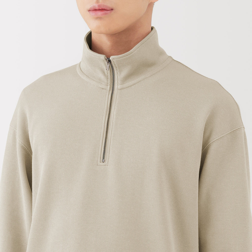 Double Knit Half-Zip Pullover