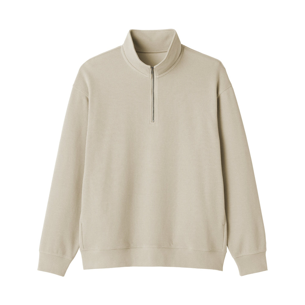 Double Knit Half-Zip Pullover
