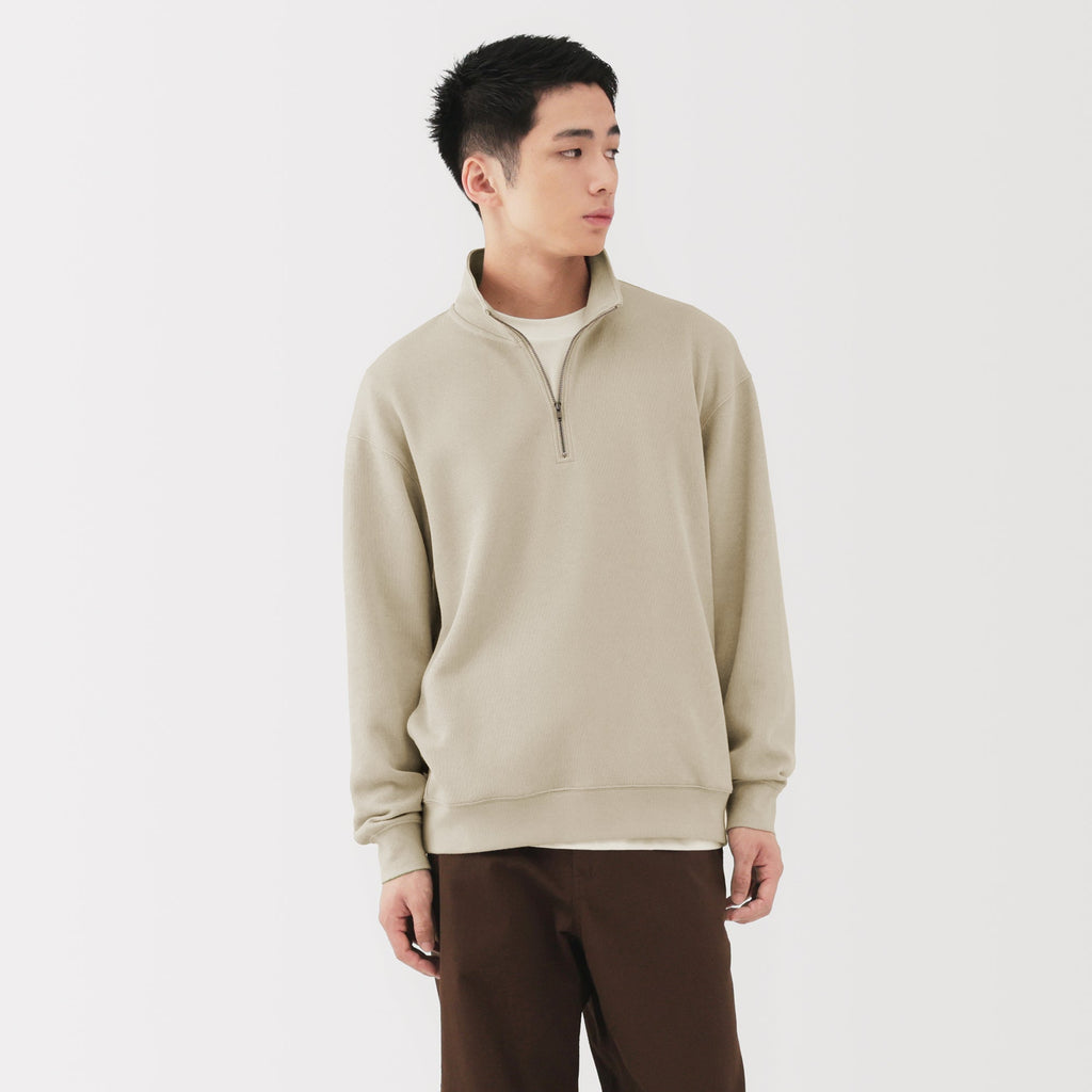 Double Knit Half-Zip Pullover
