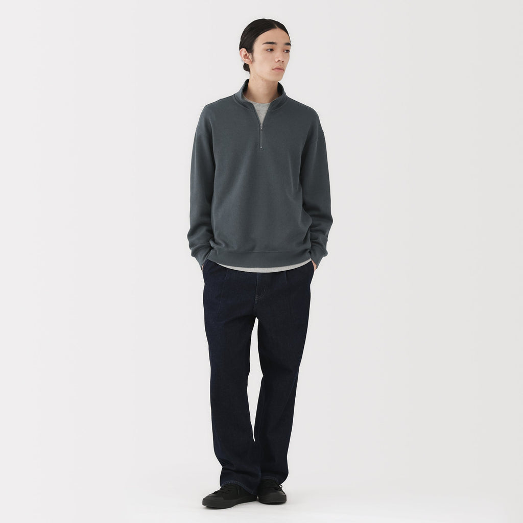Double Knit Half-Zip Pullover