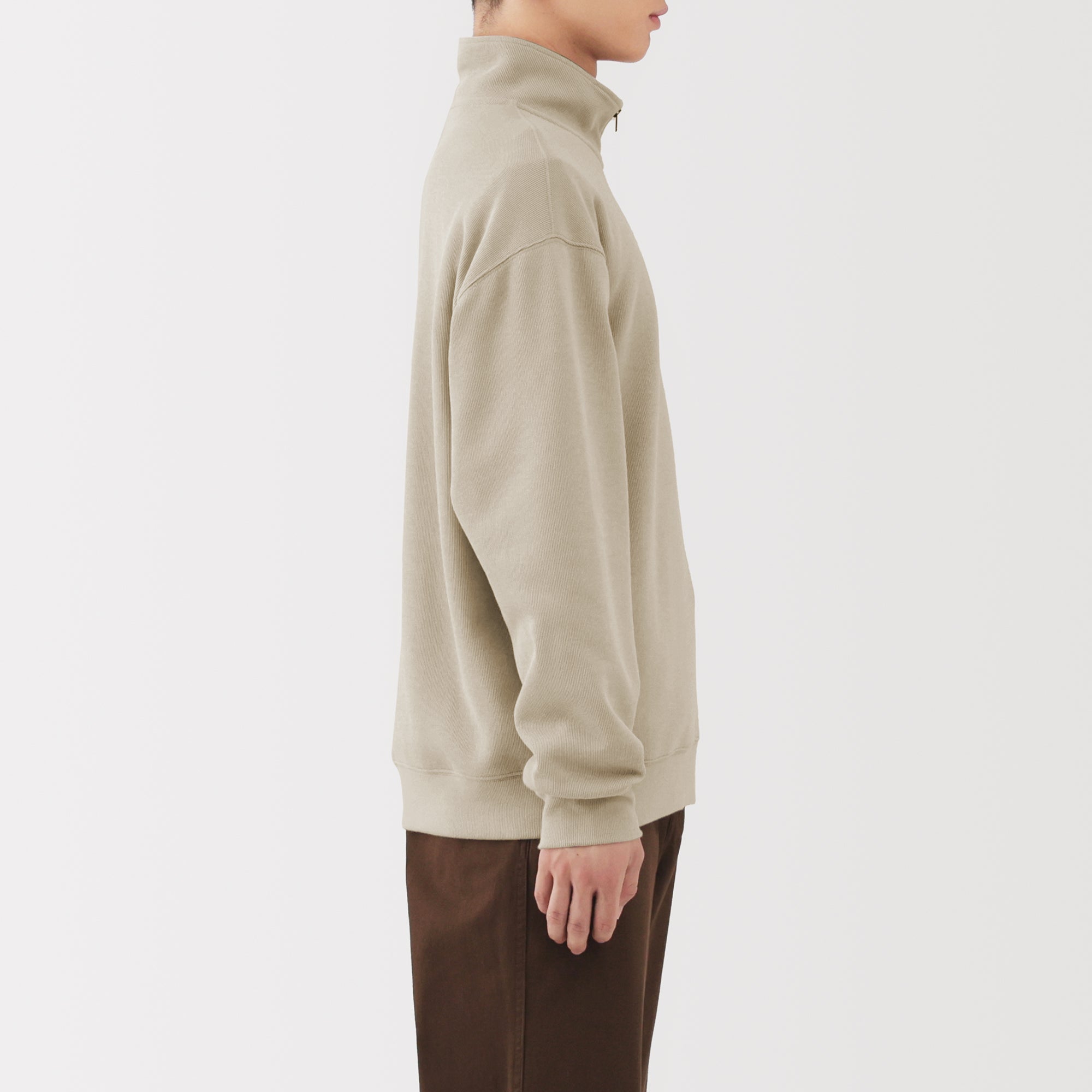 Double Knit Half-Zip Pullover