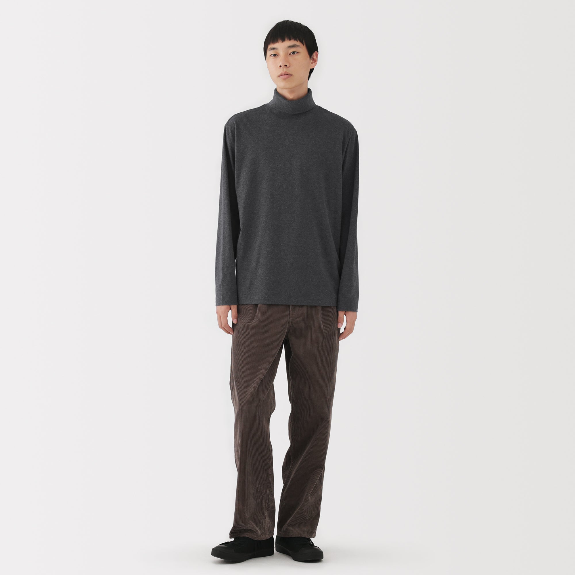 Brushed Turtleneck T-Shirt