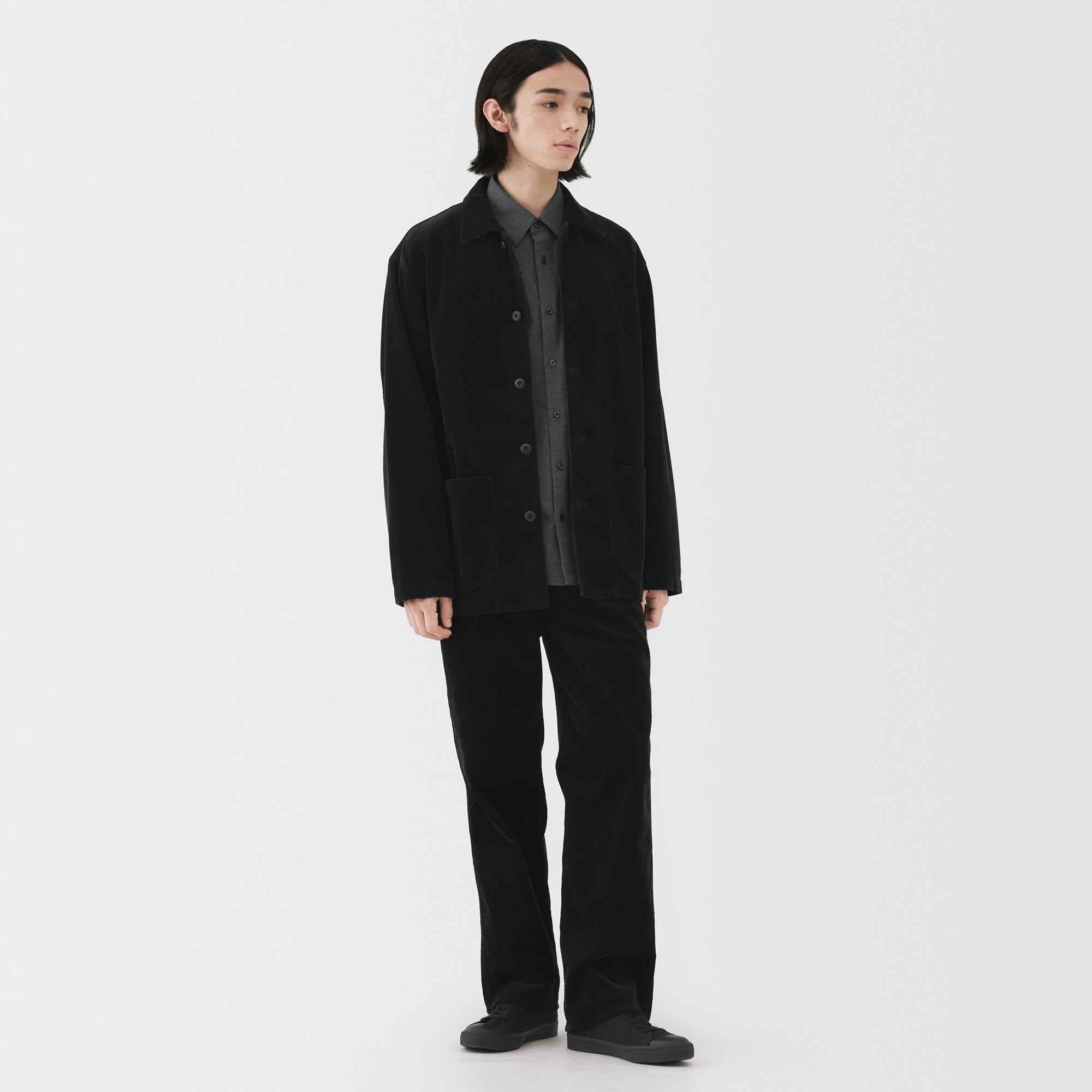 Kapok Blend Corduroy Jacket