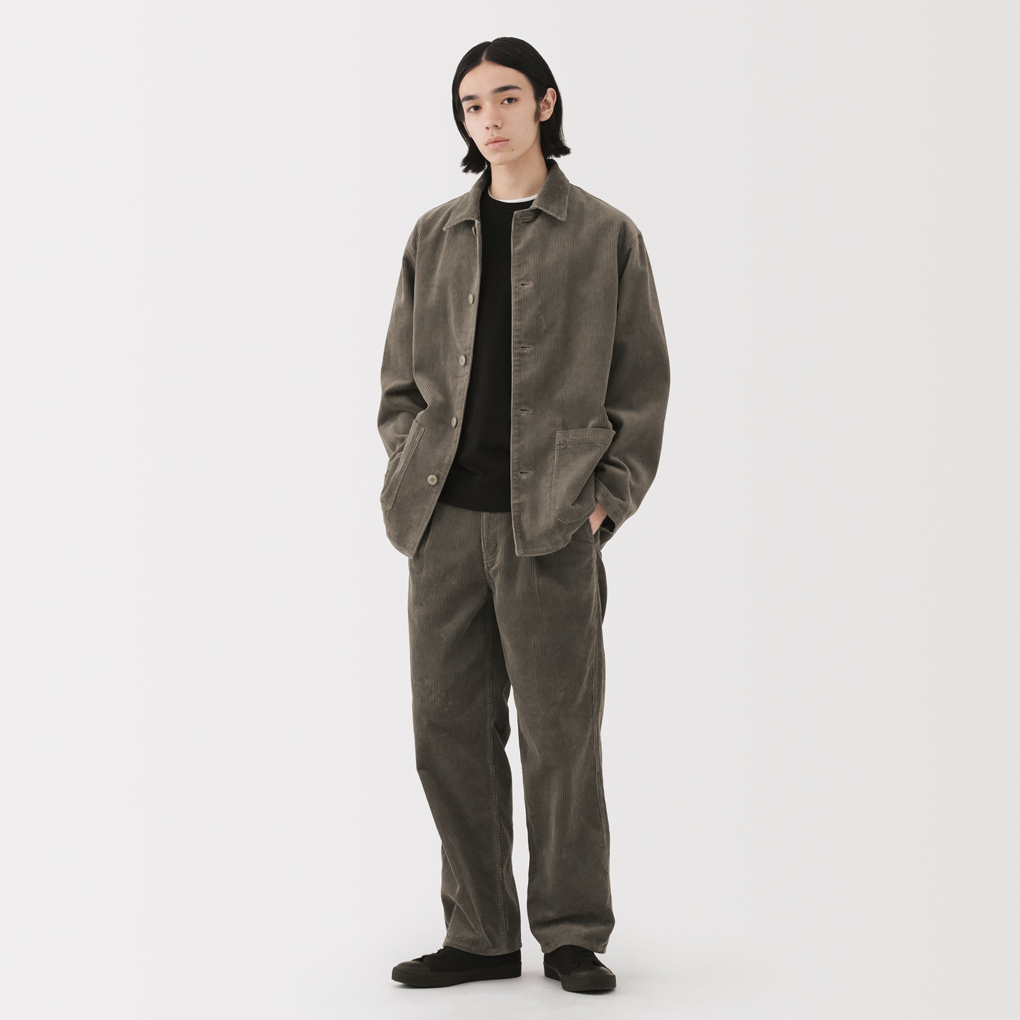 Kapok Blend Corduroy Jacket