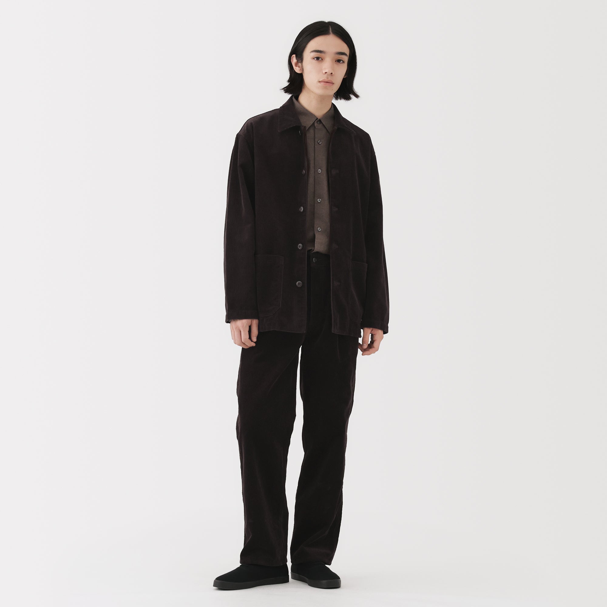 Kapok Blend Corduroy Jacket