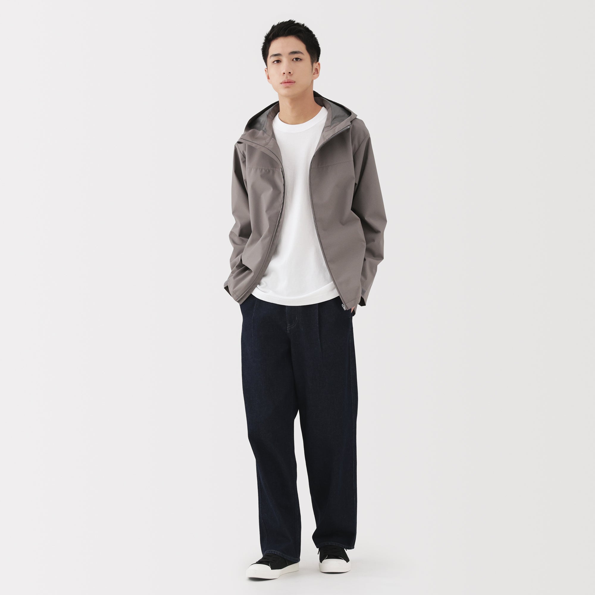 Water Repellent Hooded Jacket