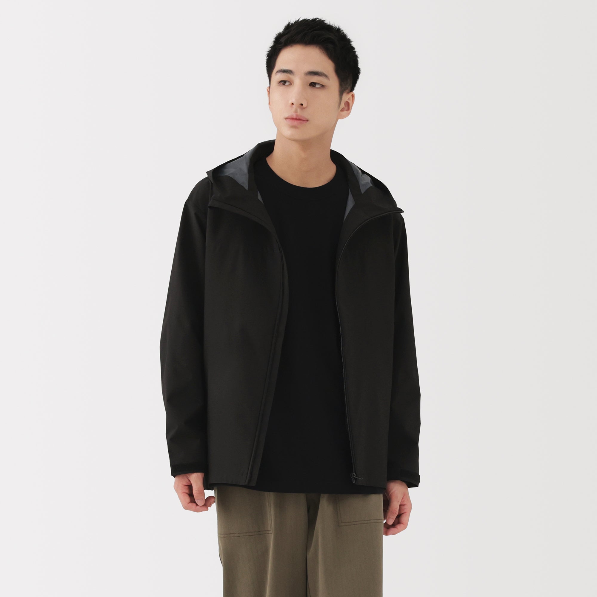 Water Repellent Hooded Jacket