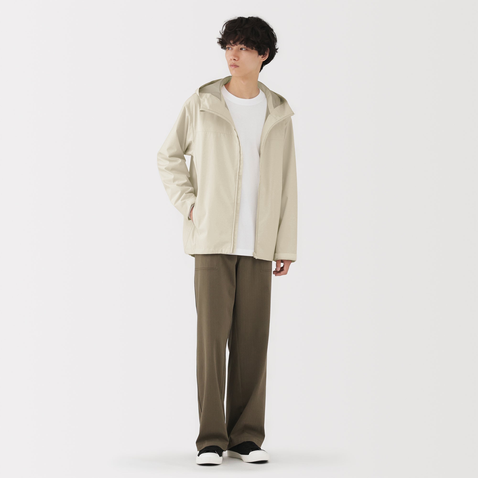 Water Repellent Hooded Jacket