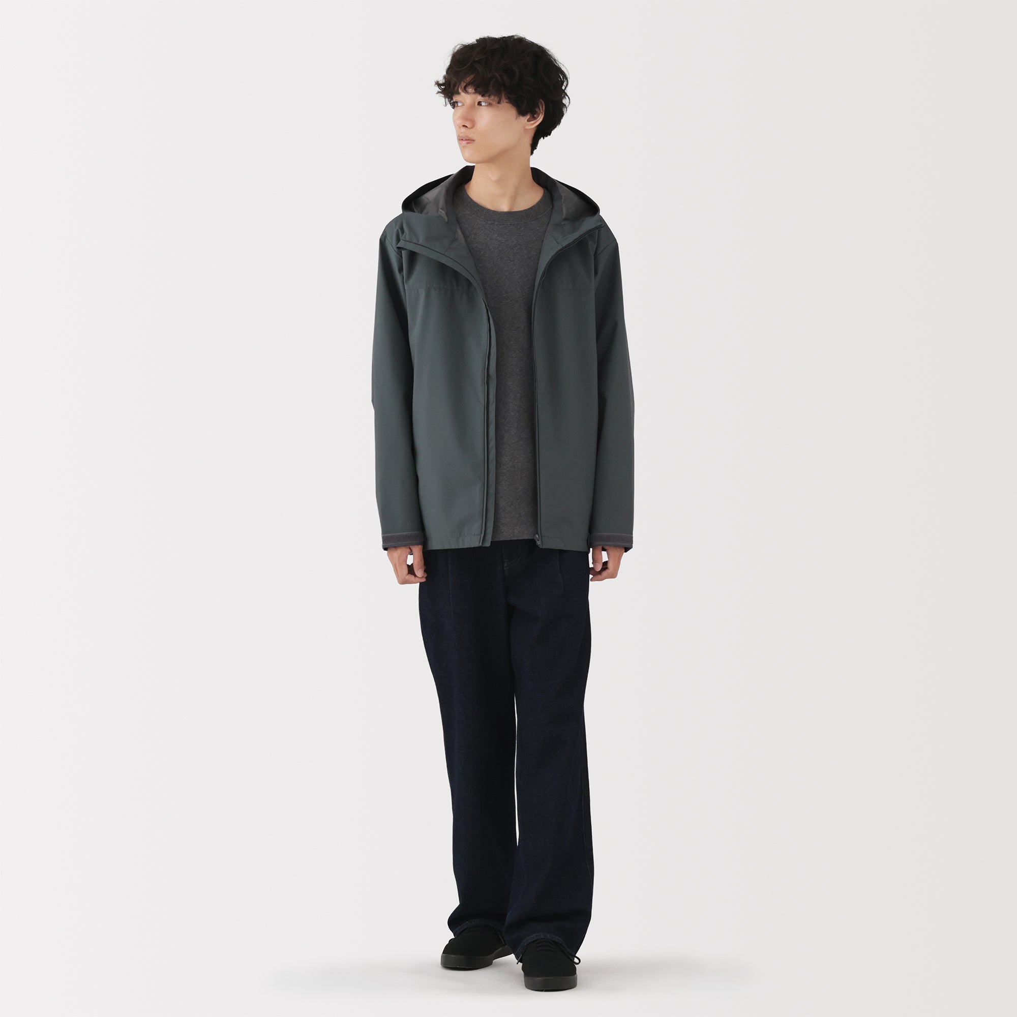 Water Repellent Hooded Jacket