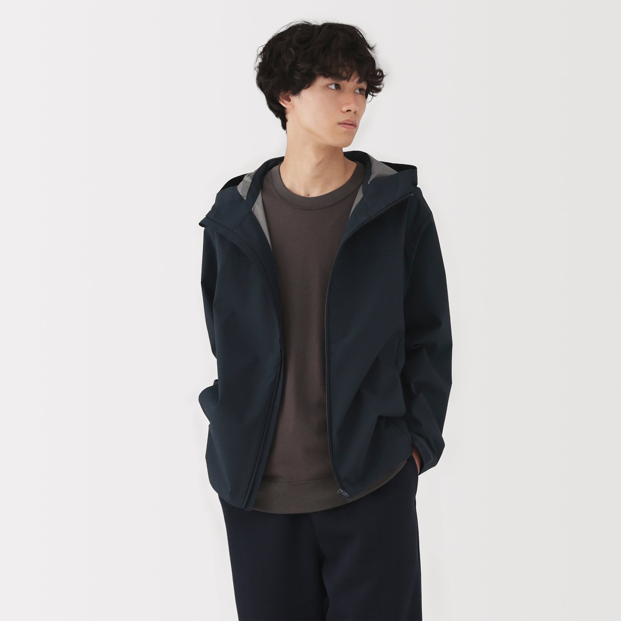 Water Repellent Hooded Jacket