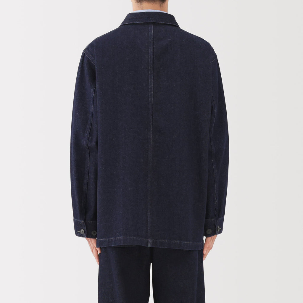 Kapok Blend Denim Coverall Jacket