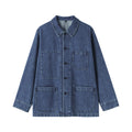 Kapok Blend Denim Coverall Jacket