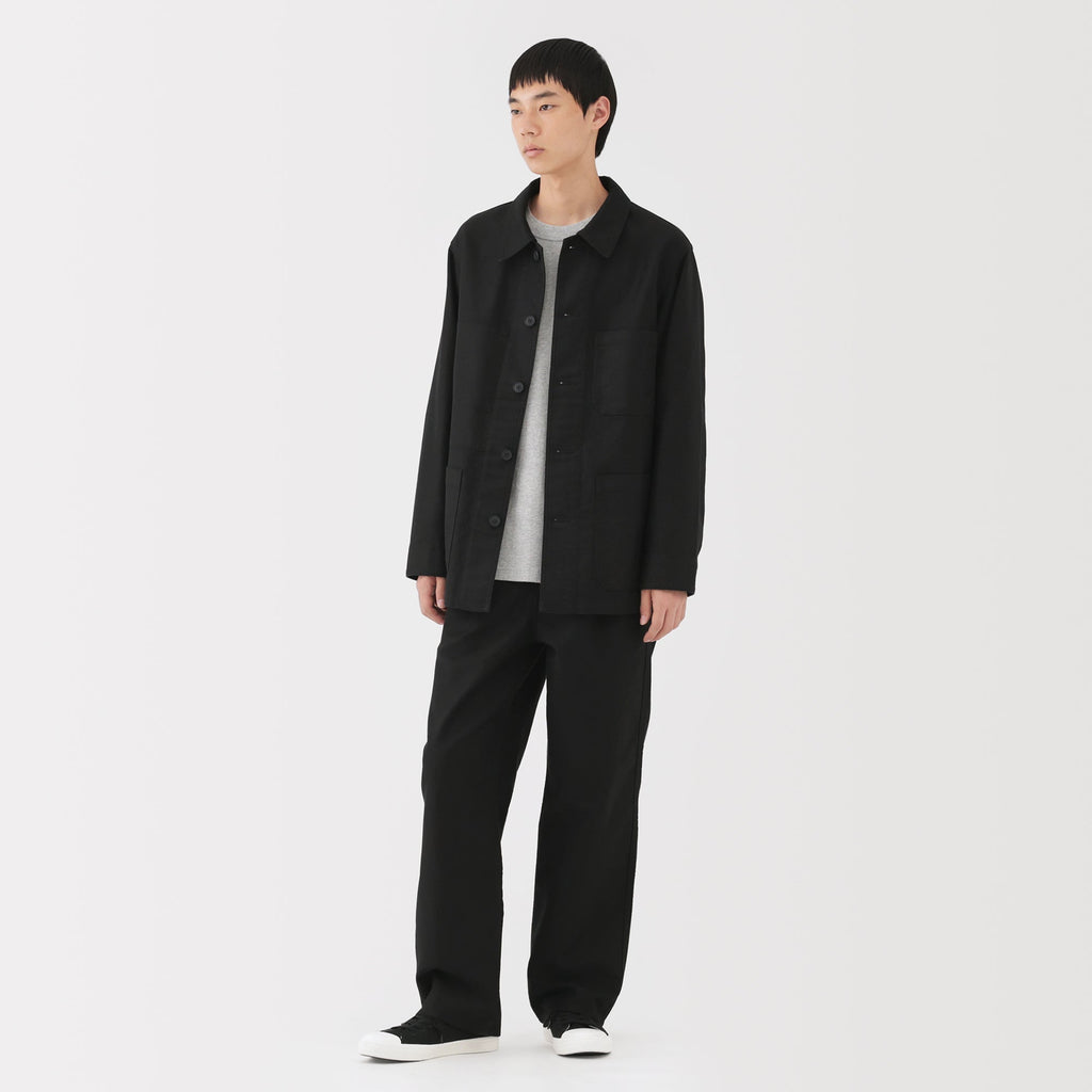 Kapok Blend Moleskin Coverall Jacket