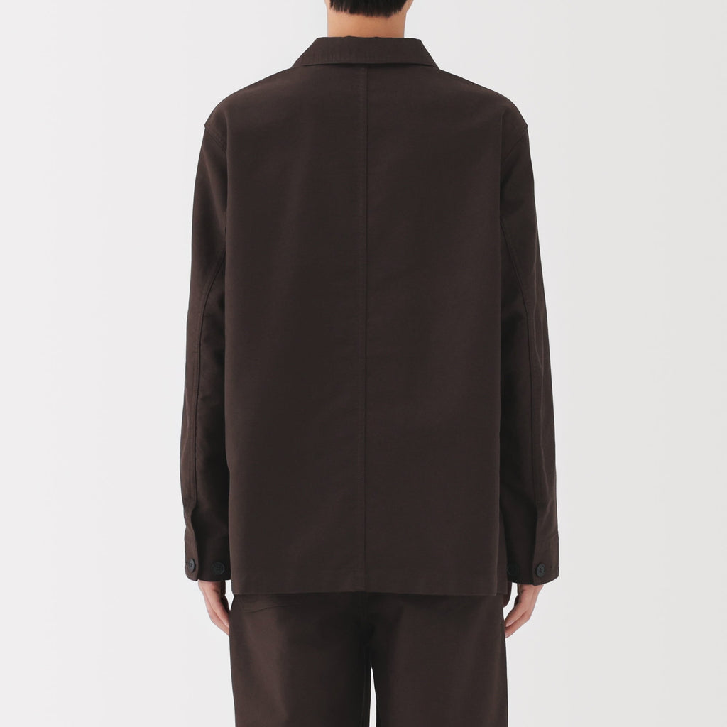 Kapok Blend Moleskin Coverall Jacket