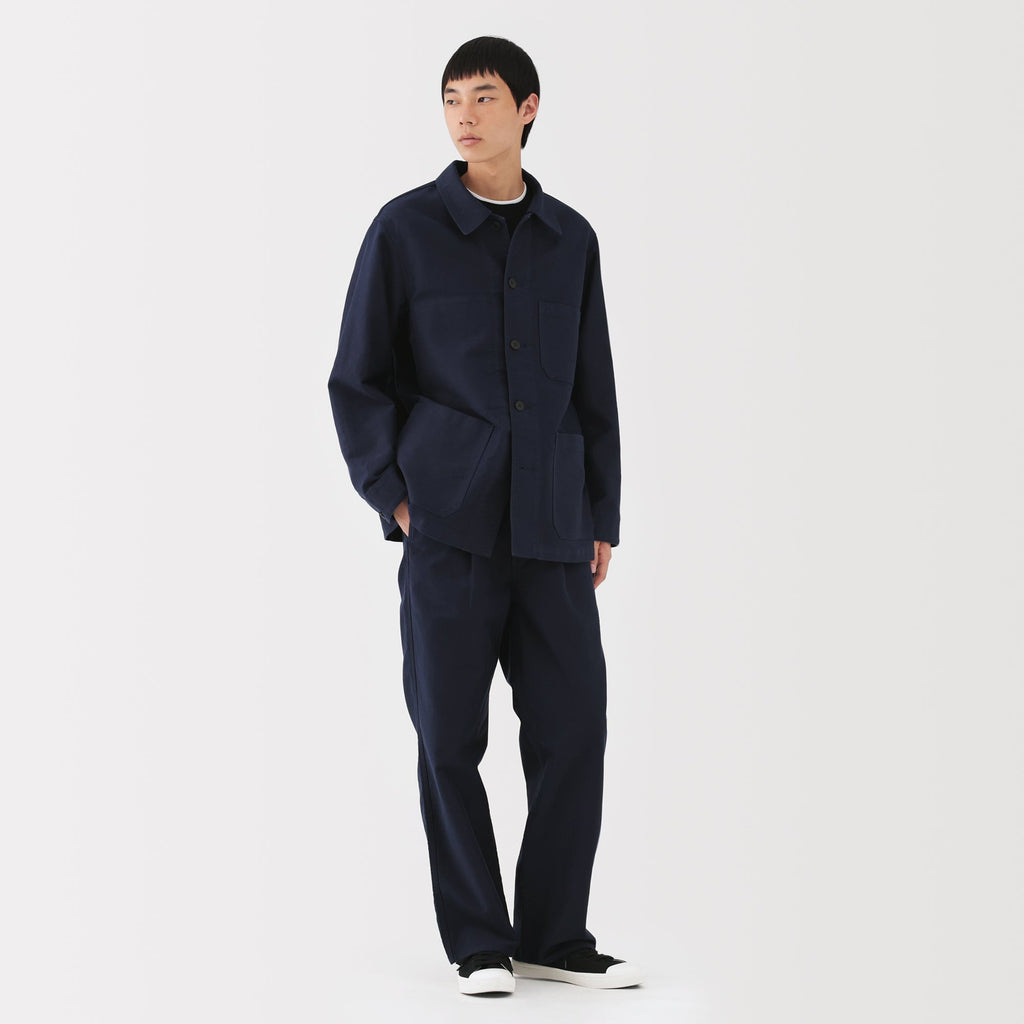 Kapok Blend Moleskin Coverall Jacket