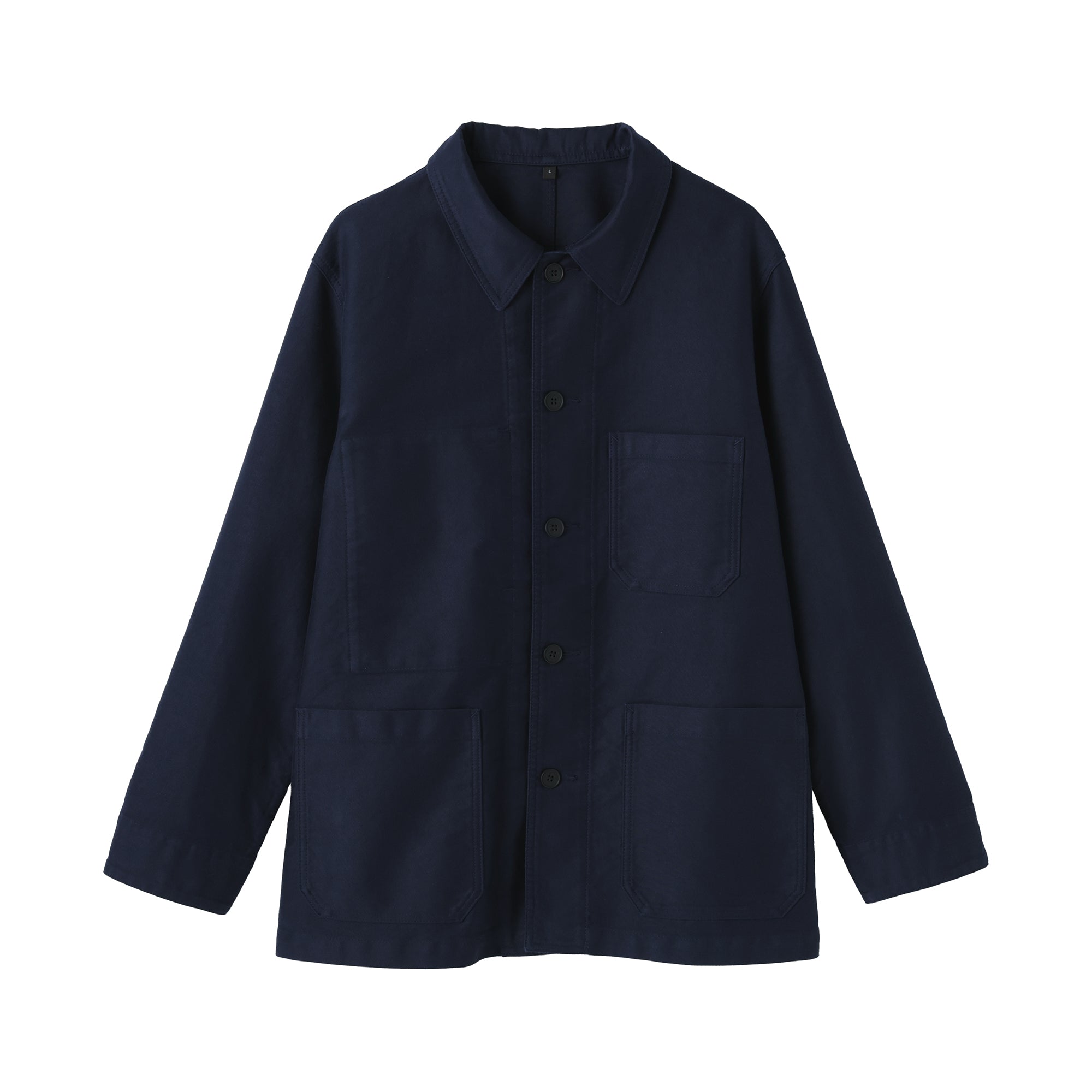 Kapok Blend Moleskin Coverall Jacket