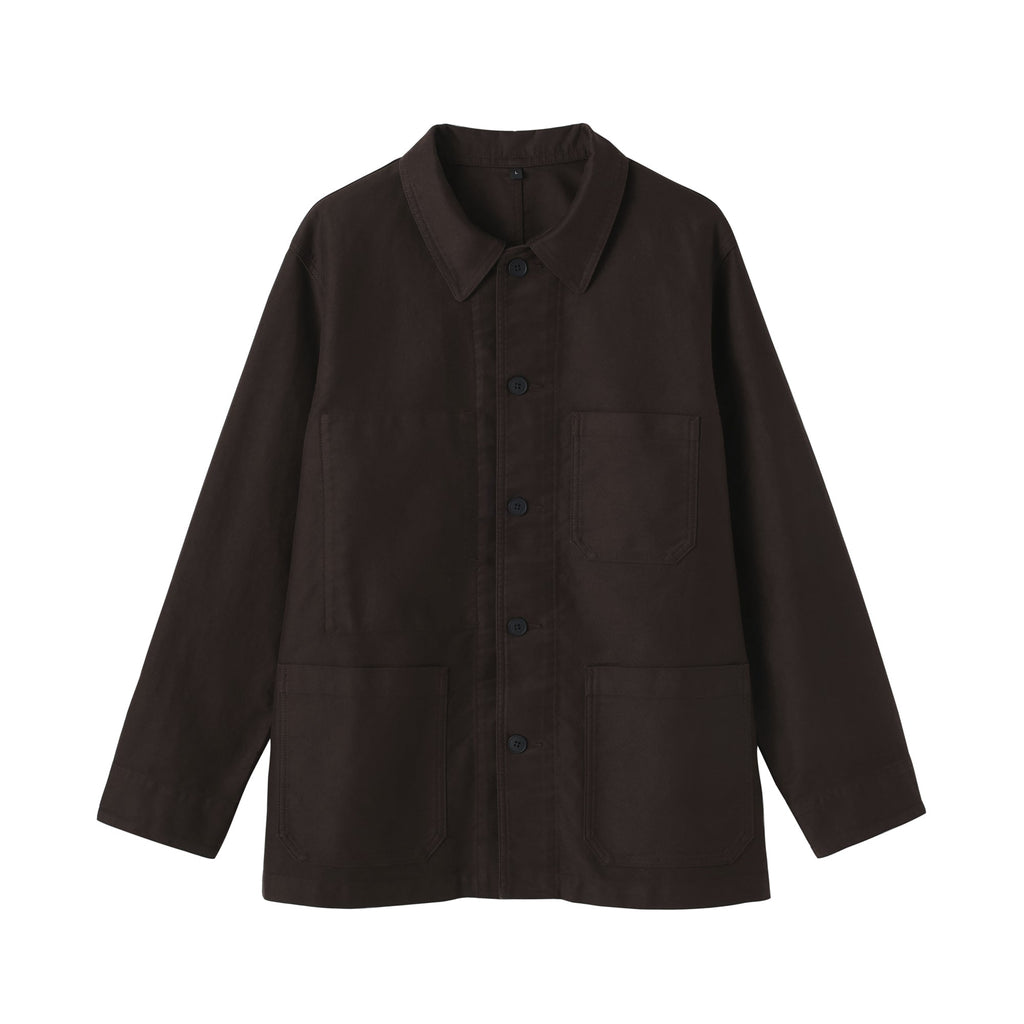 Kapok Blend Moleskin Coverall Jacket