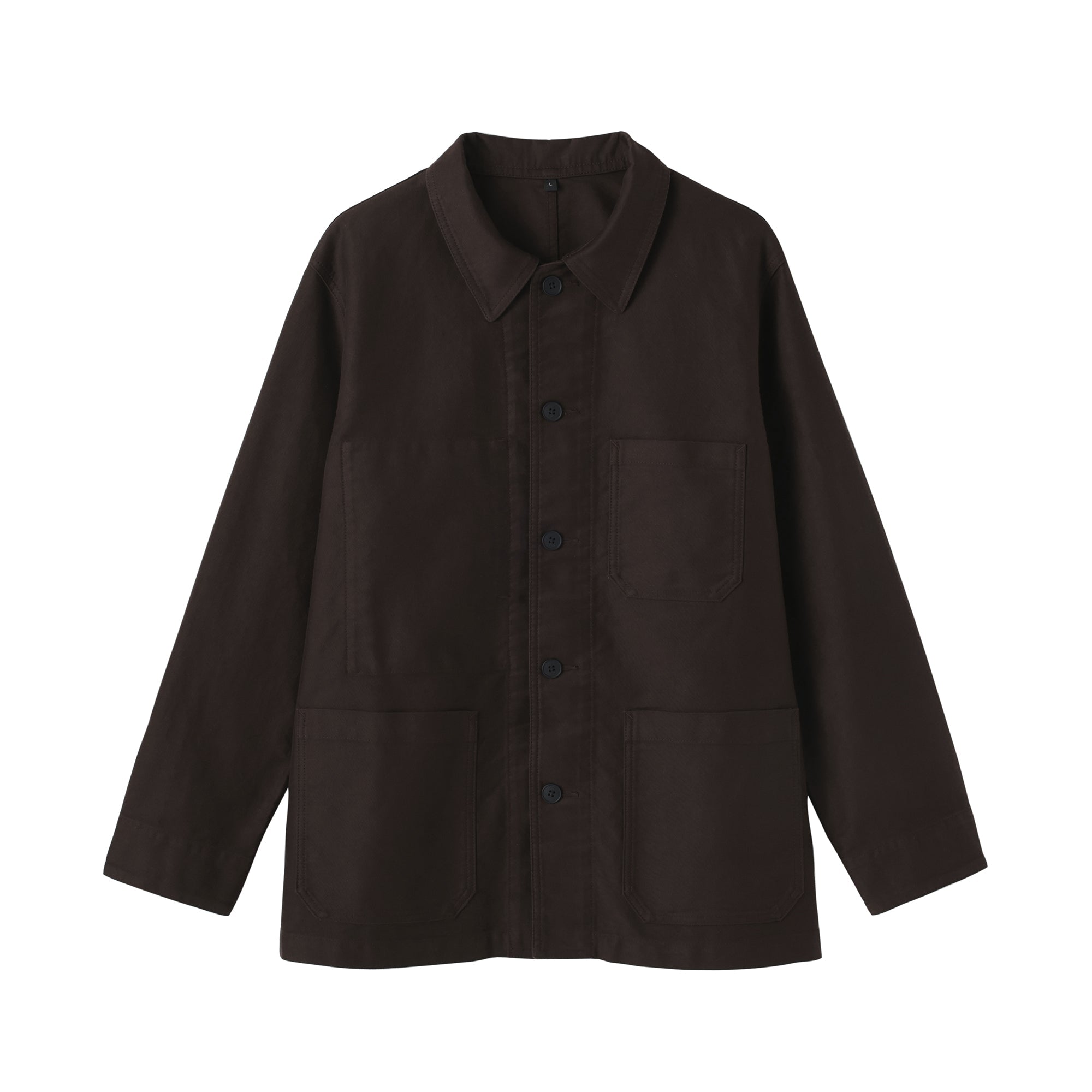 Kapok Blend Moleskin Coverall Jacket