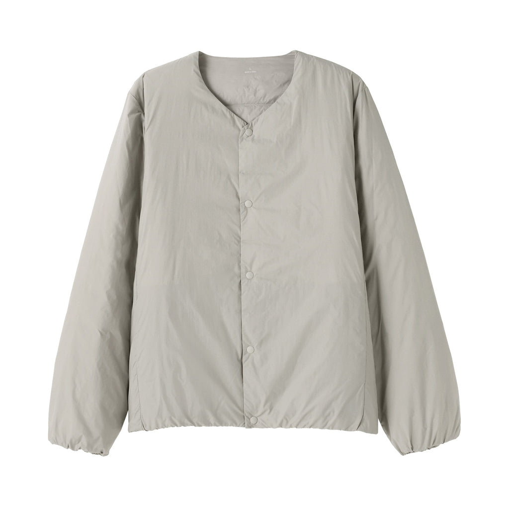 Lightweight Down Collarless Jacket