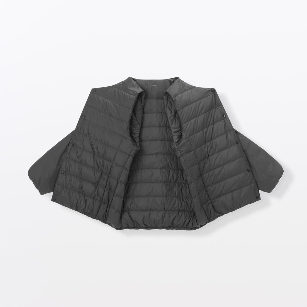 Lightweight Down Collarless Jacket