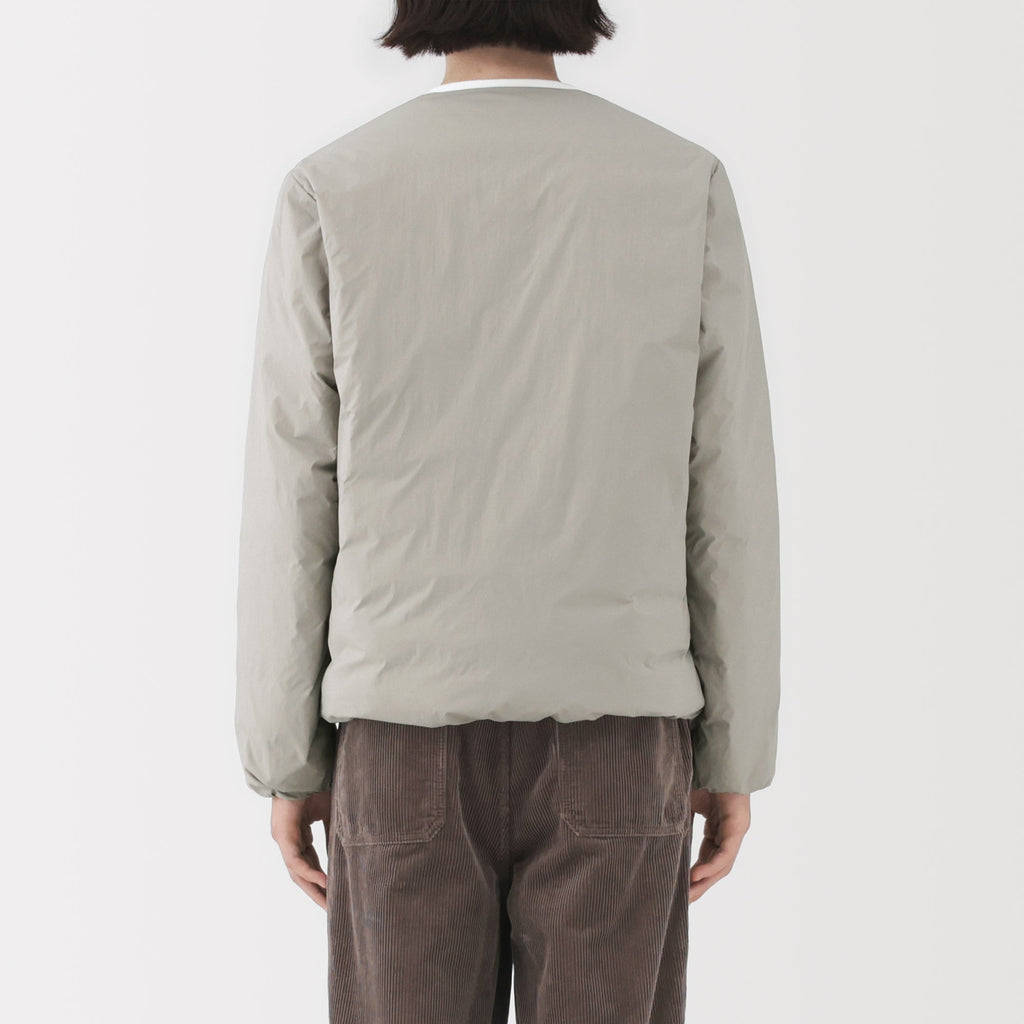 Lightweight Down Collarless Jacket