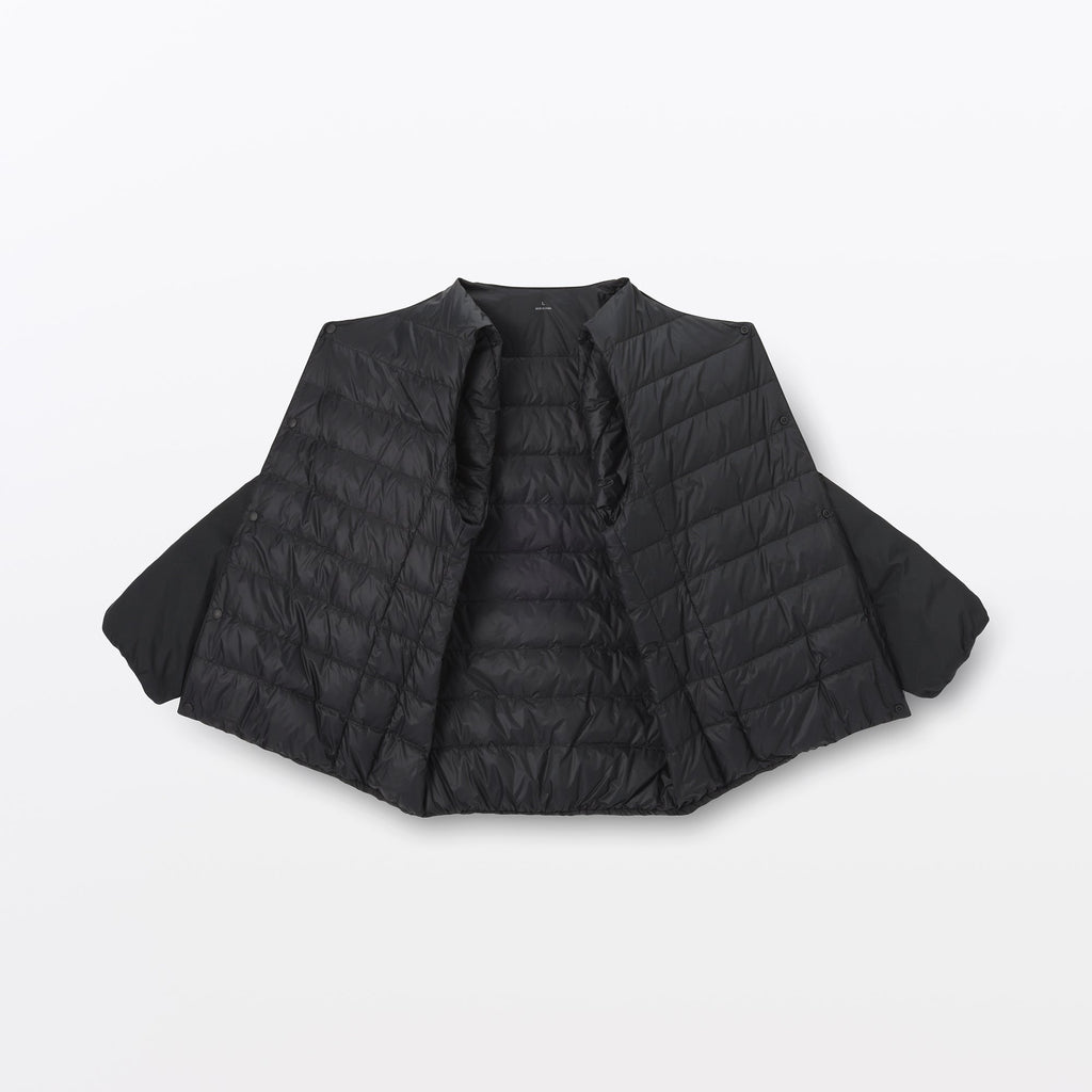 Lightweight Down Collarless Jacket