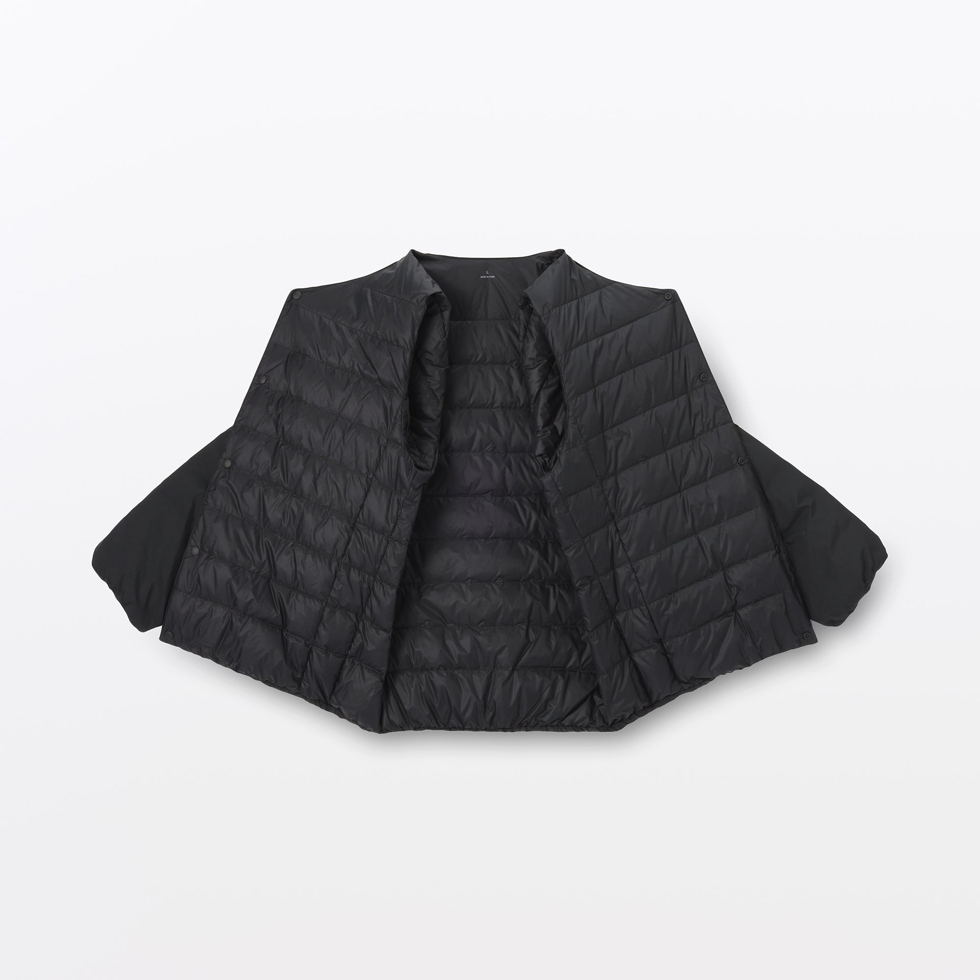 Lightweight Down Collarless Jacket