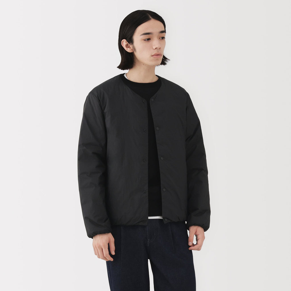 Lightweight Down Collarless Jacket