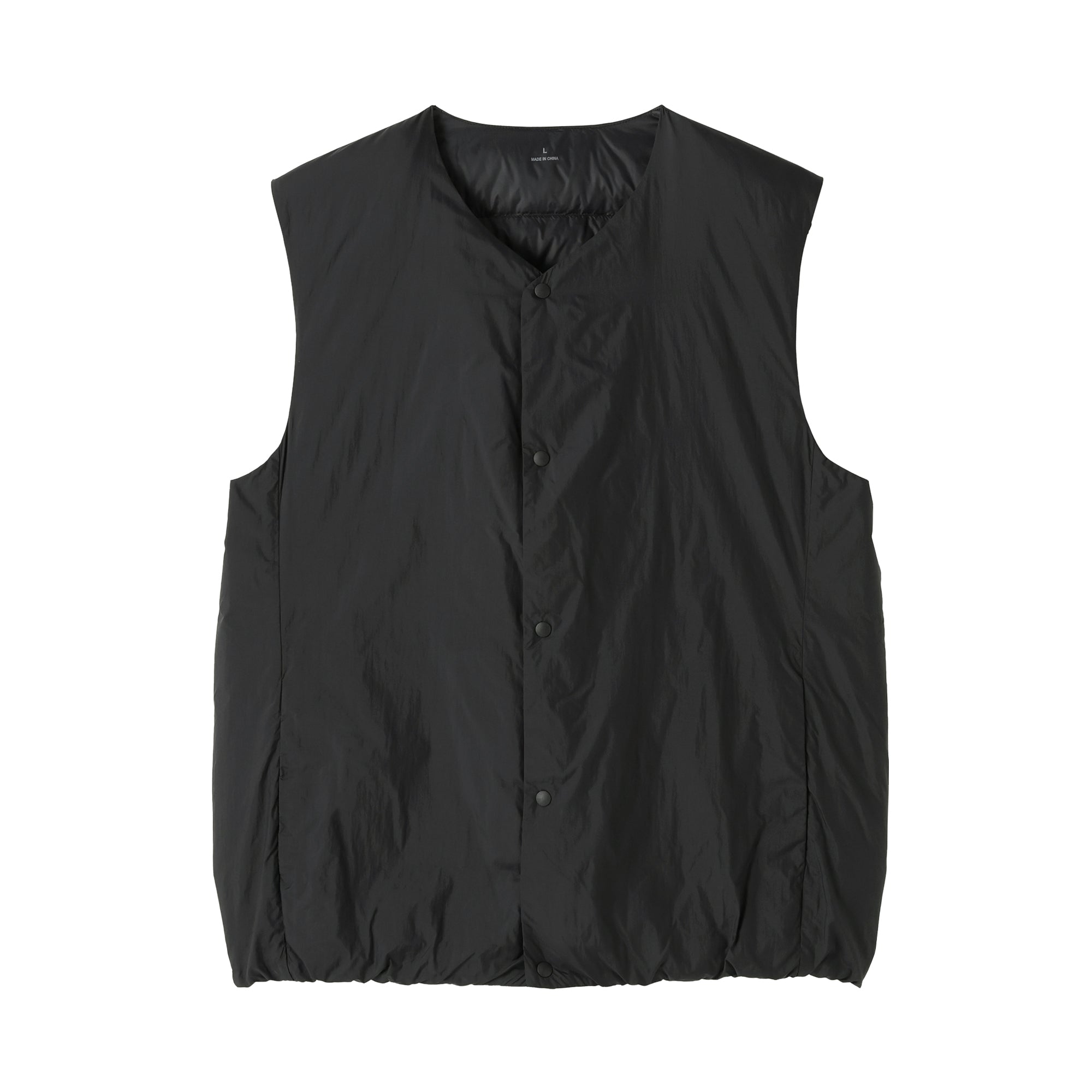 Lightweight Down Collarless Vest