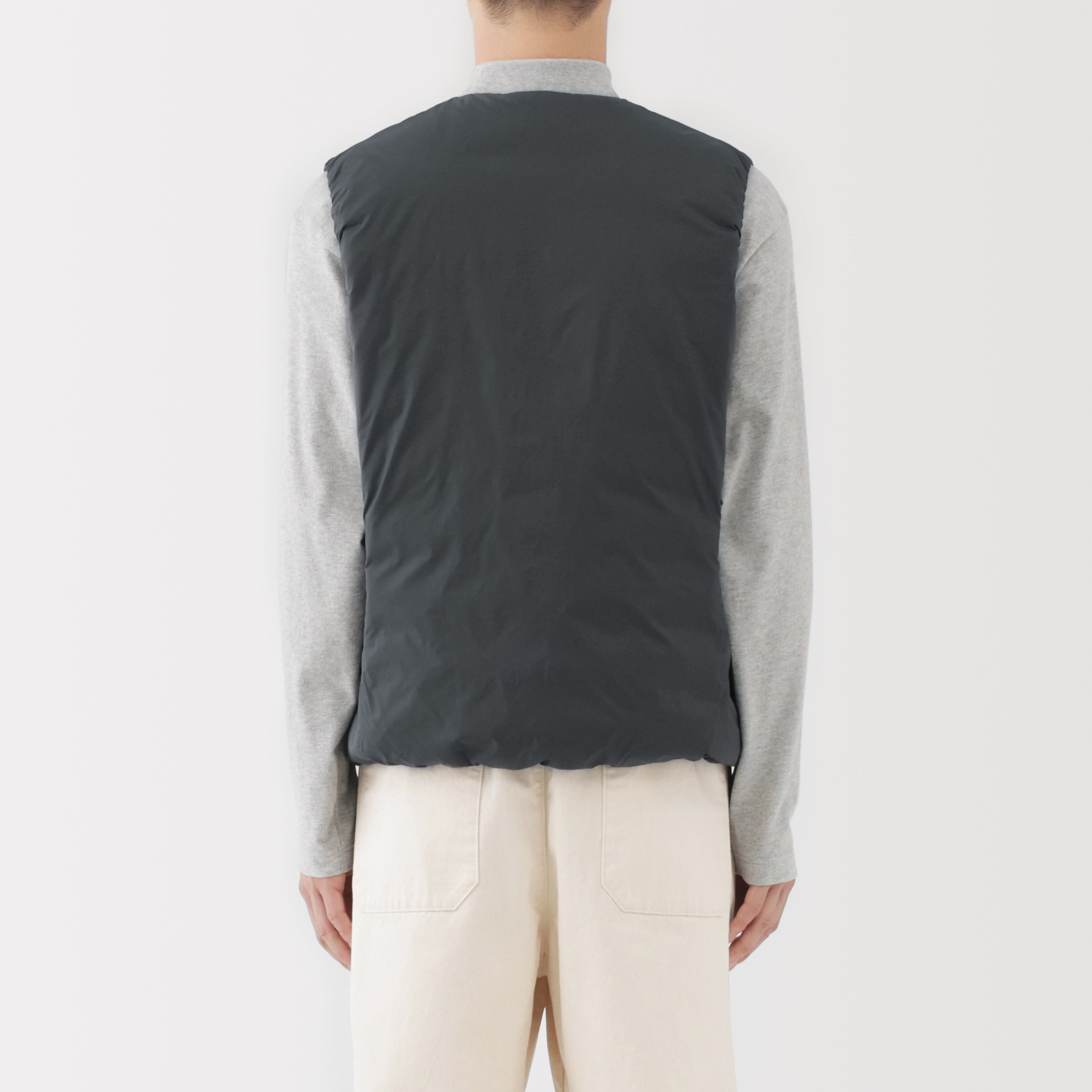 Lightweight Down Collarless Vest