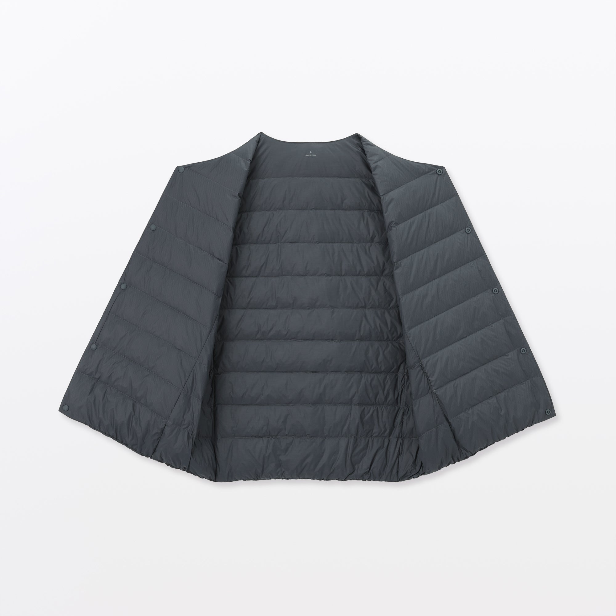Lightweight Down Collarless Vest
