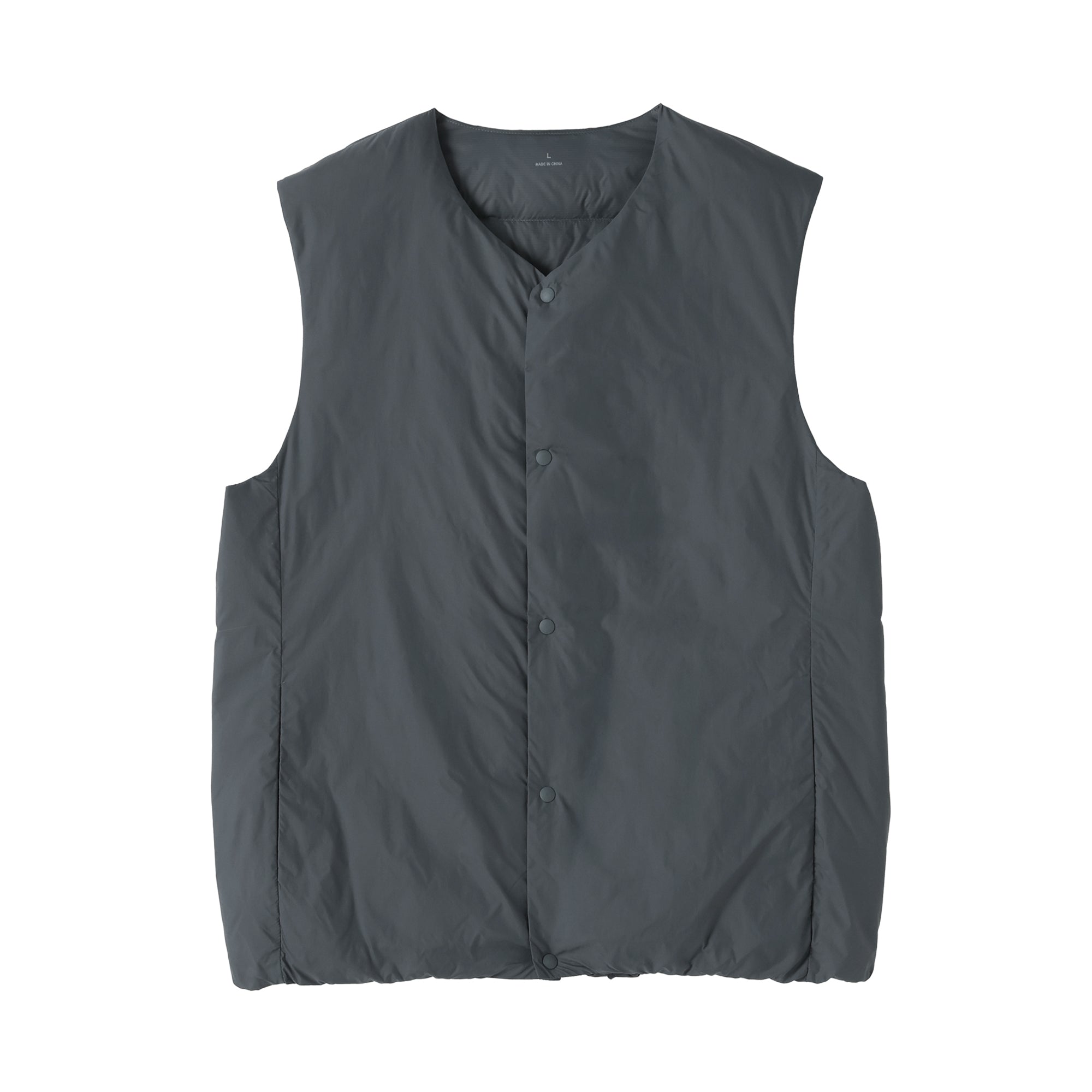 Lightweight Down Collarless Vest