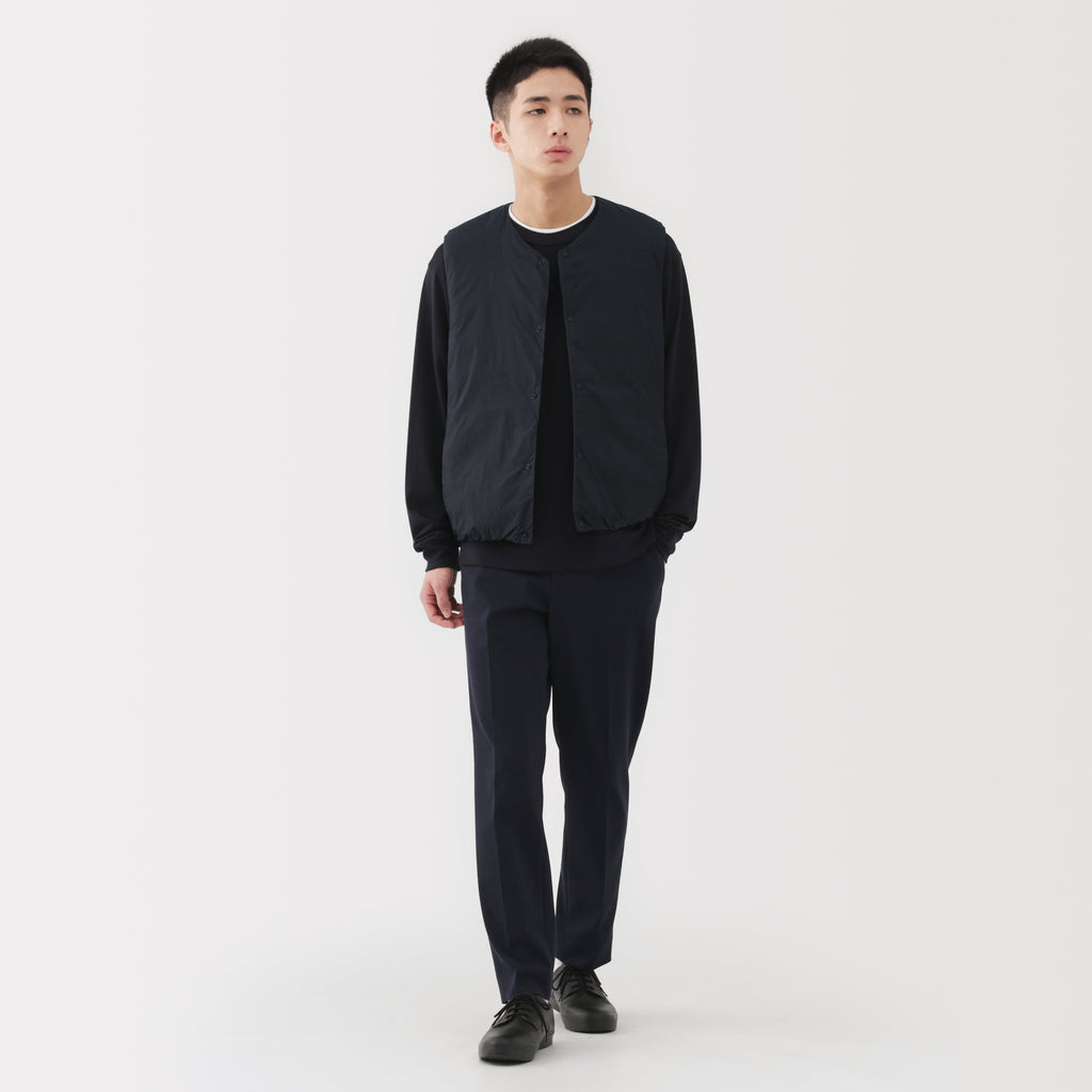 Lightweight Down Collarless Vest