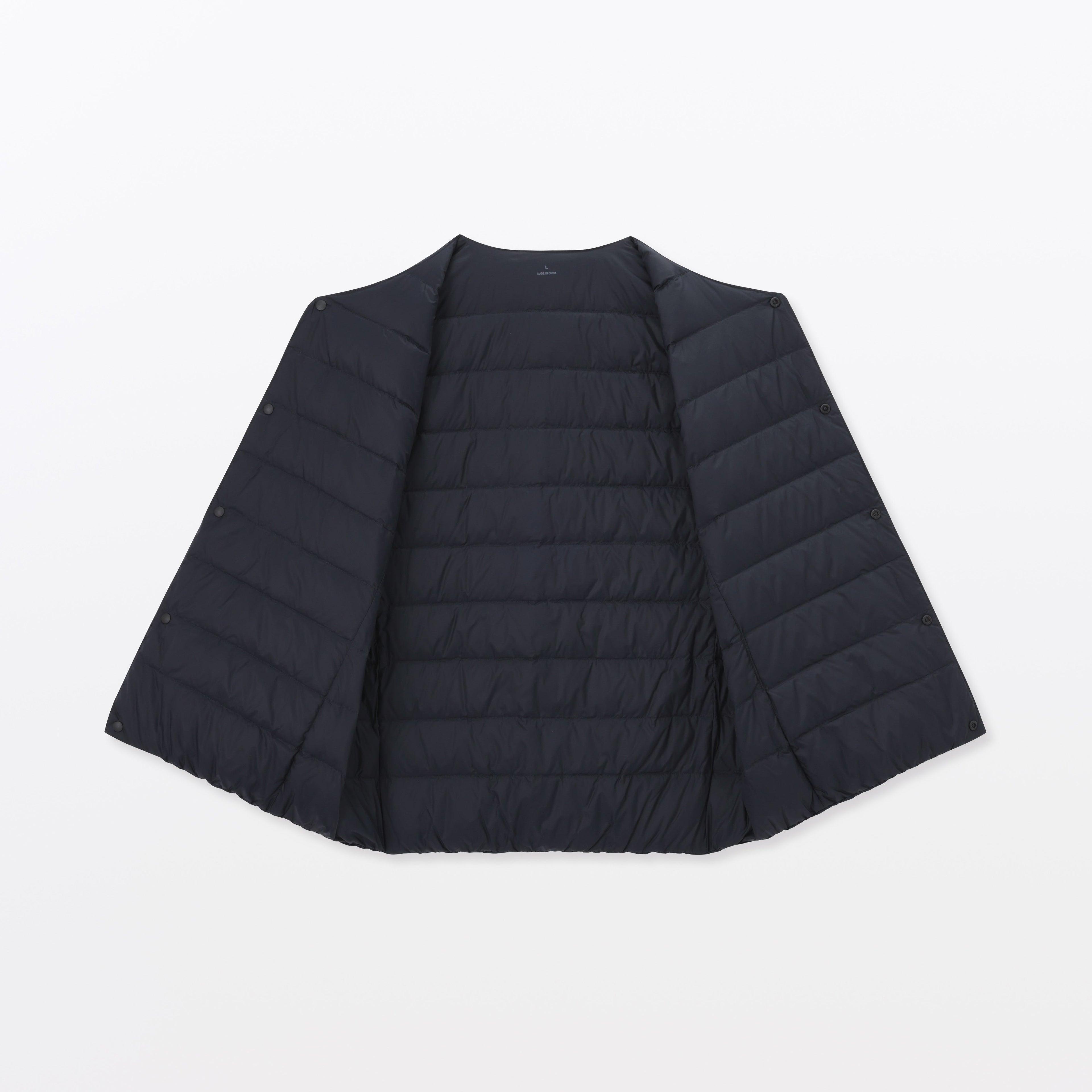 Lightweight Down Collarless Vest