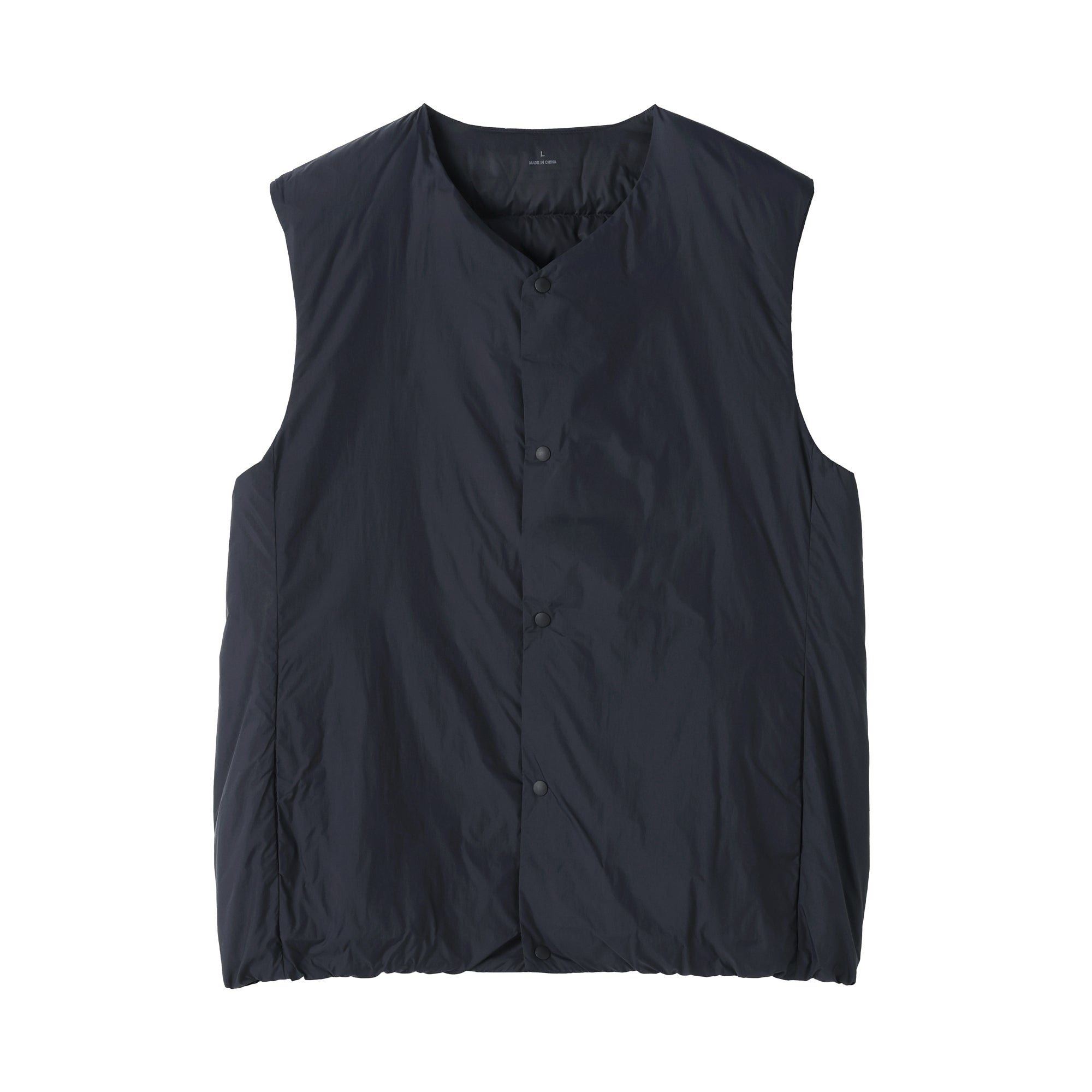 Lightweight Down Collarless Vest