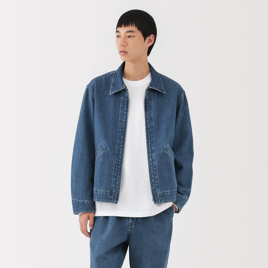 Kapok Blend Denim Blouson
