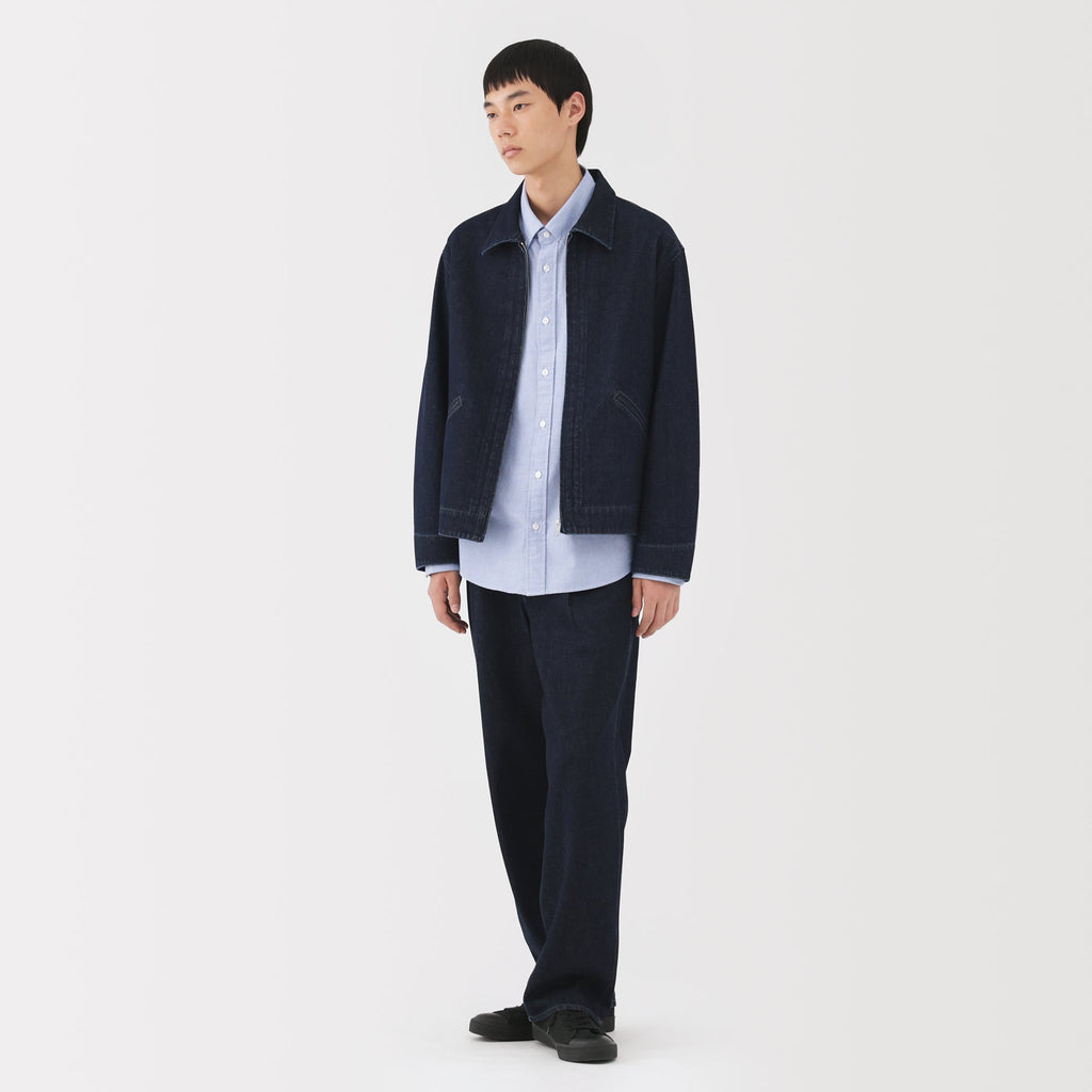 Kapok Blend Denim Blouson