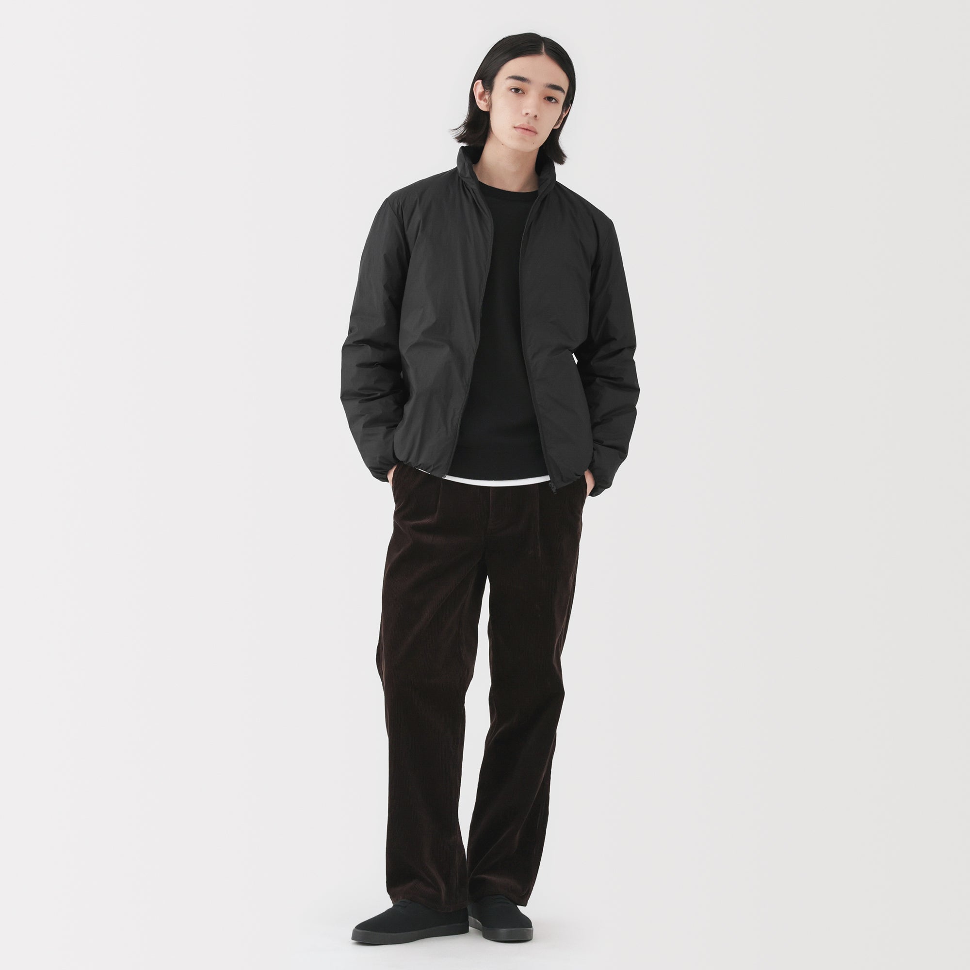 Lightweight Down Stand Collar Jacket