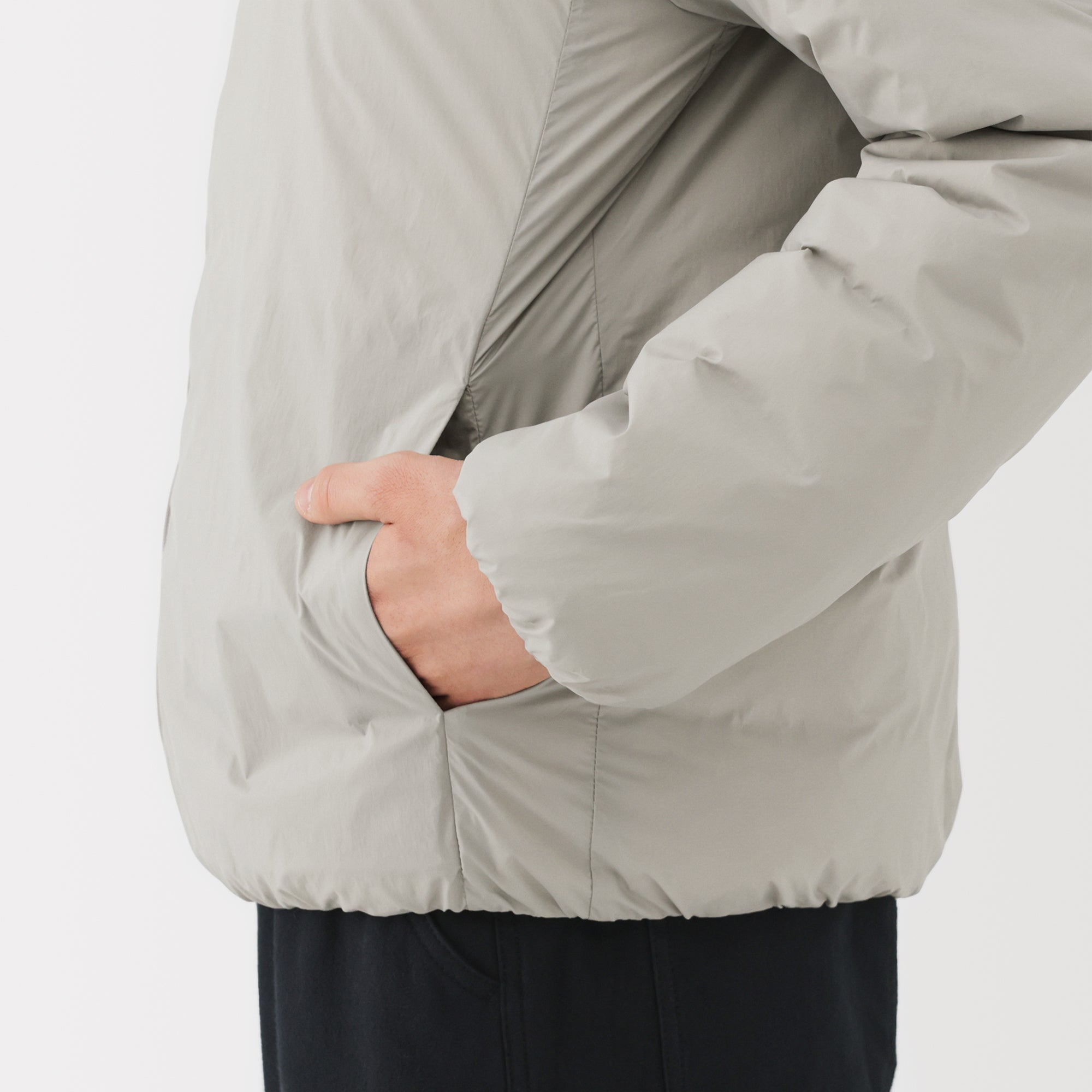 Lightweight Down Stand Collar Jacket