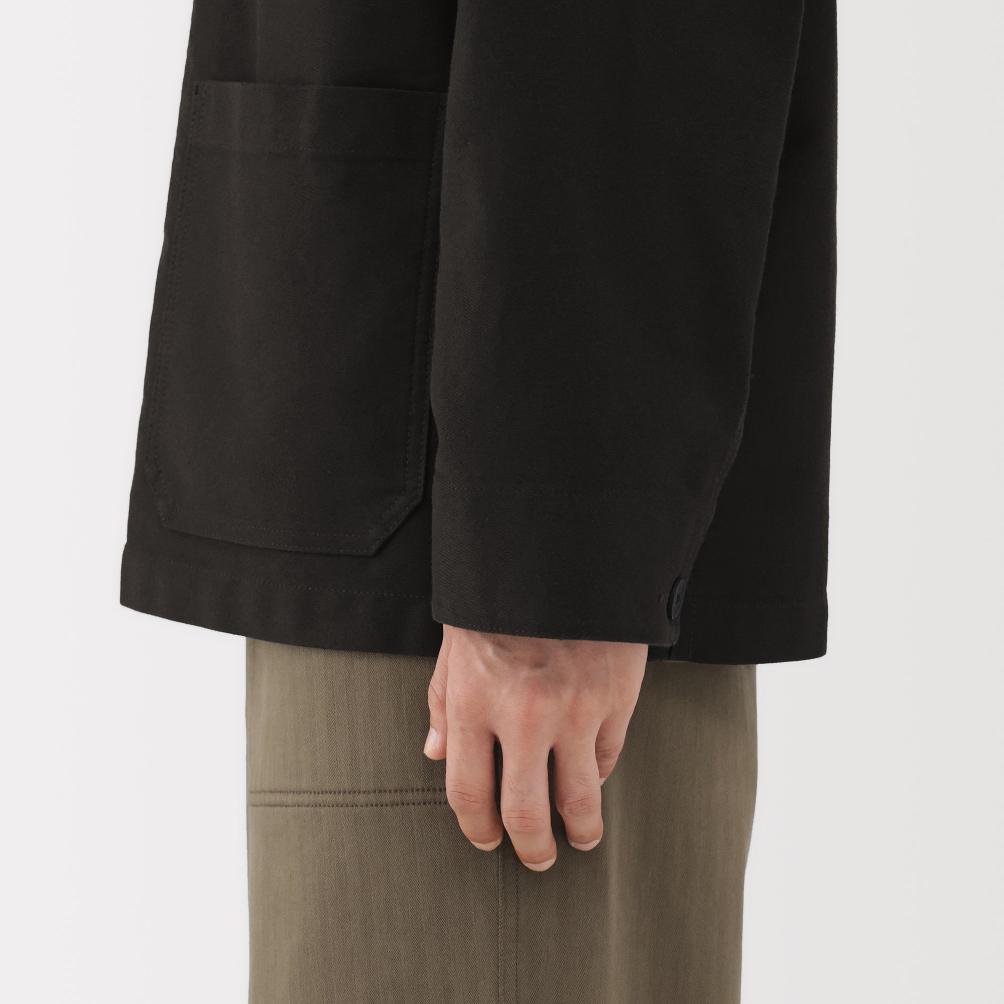 Kapok Blend Corduroy Work Jacket