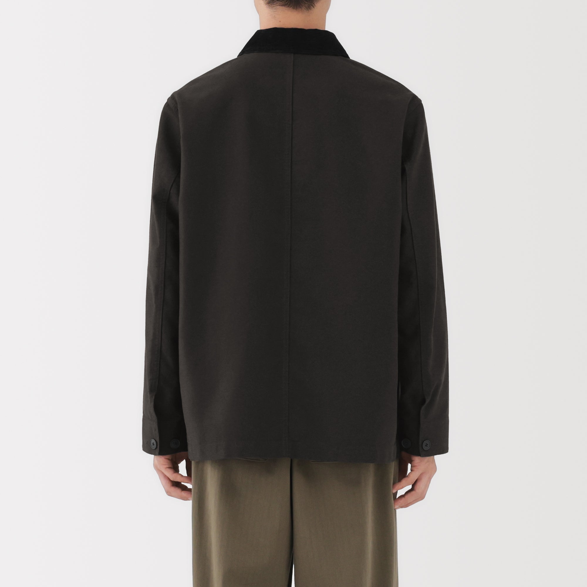 Kapok Blend Corduroy Work Jacket