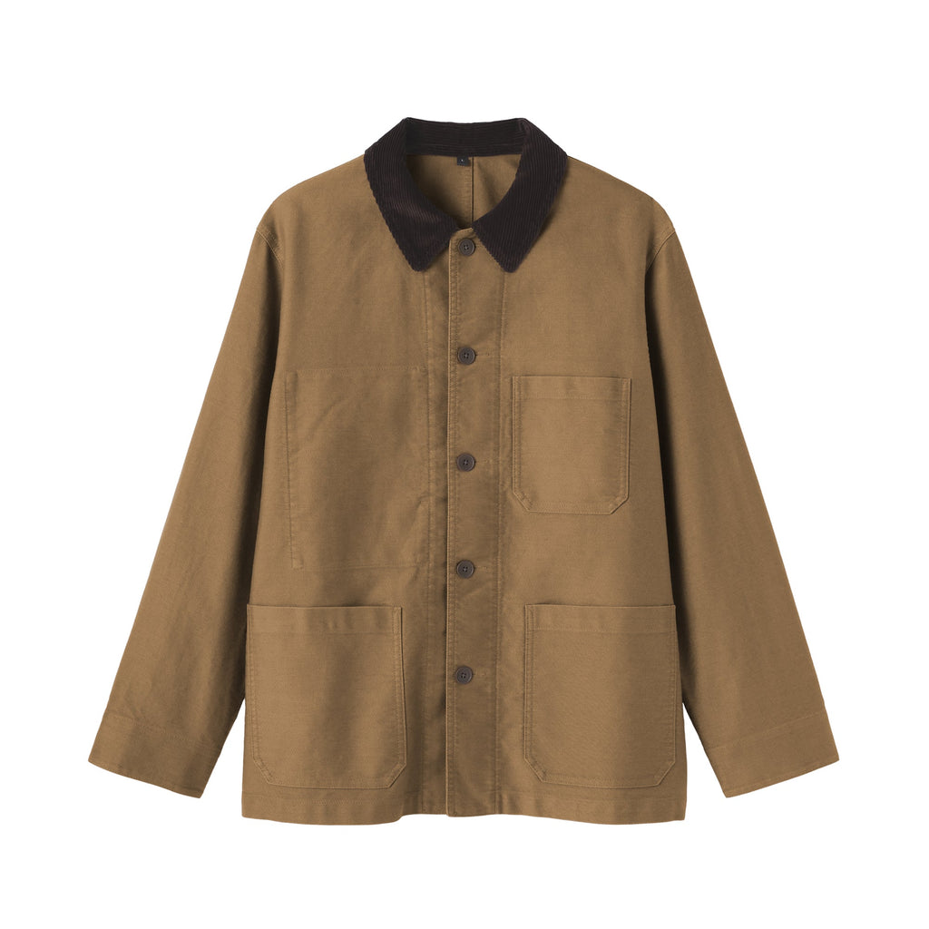 Kapok Blend Corduroy Work Jacket