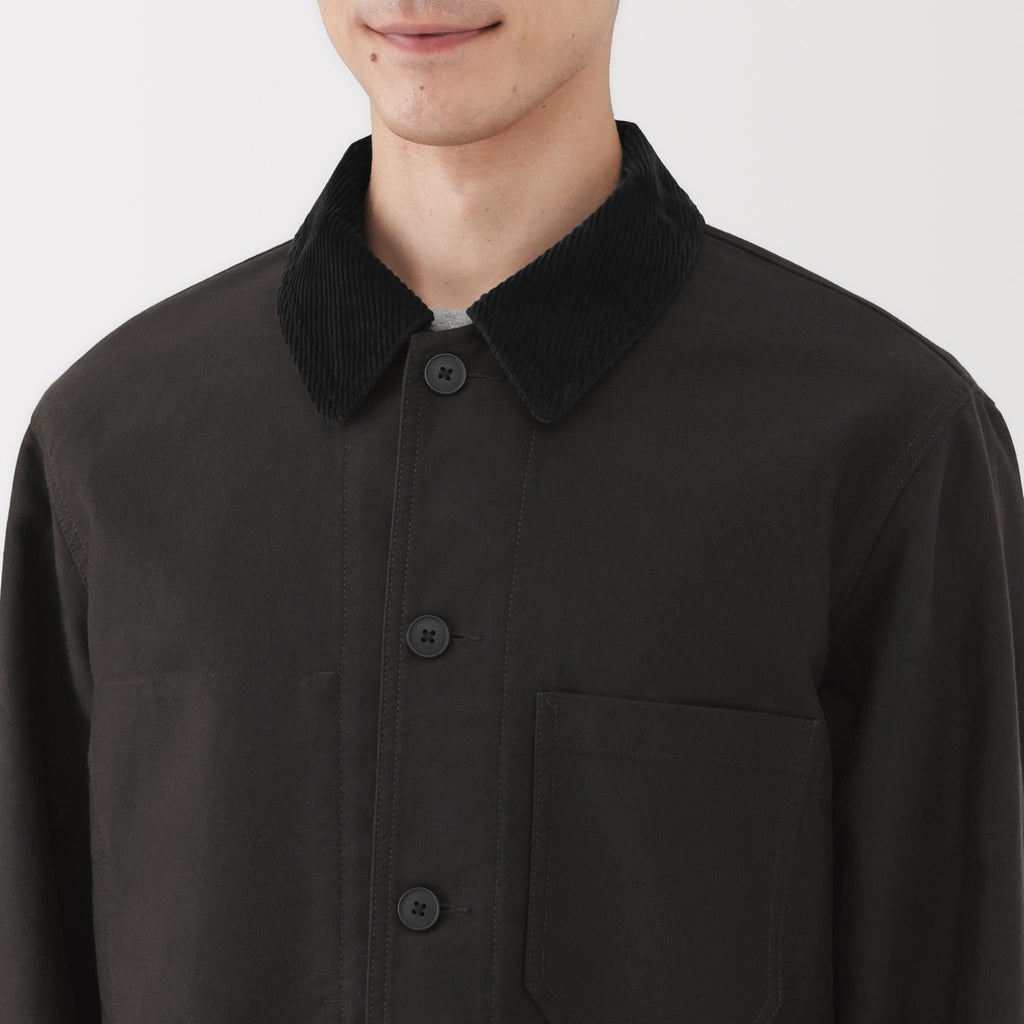 Kapok Blend Corduroy Work Jacket