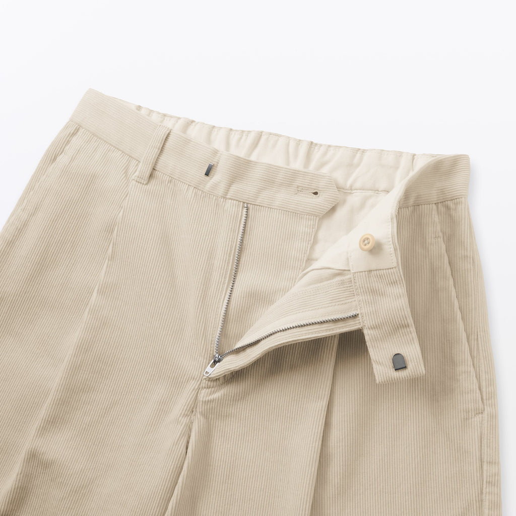 Kapok Blend Corduroy Wide Pants
