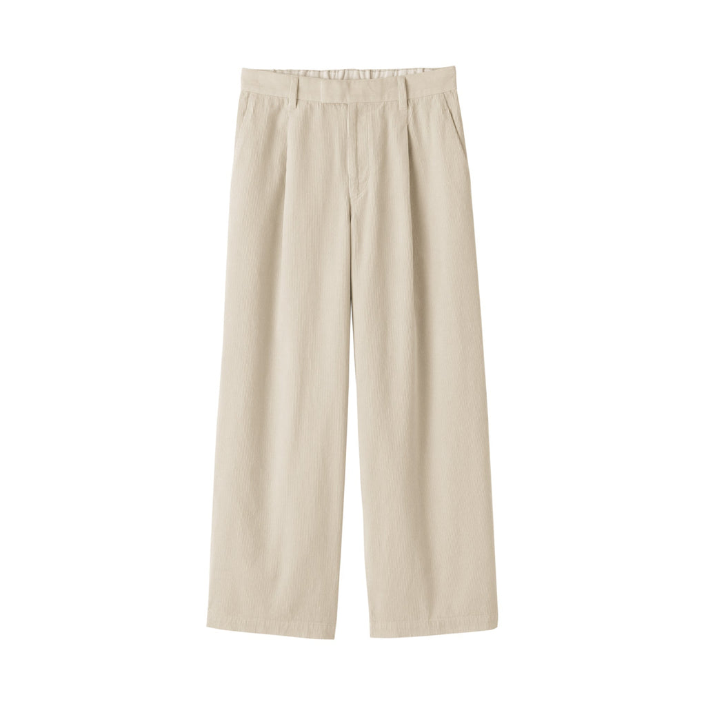 Kapok Blend Corduroy Wide Pants