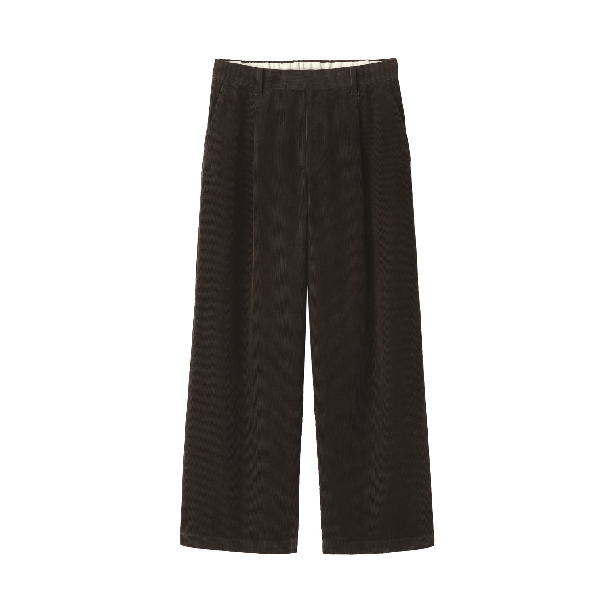 Kapok Blend Corduroy Wide Pants