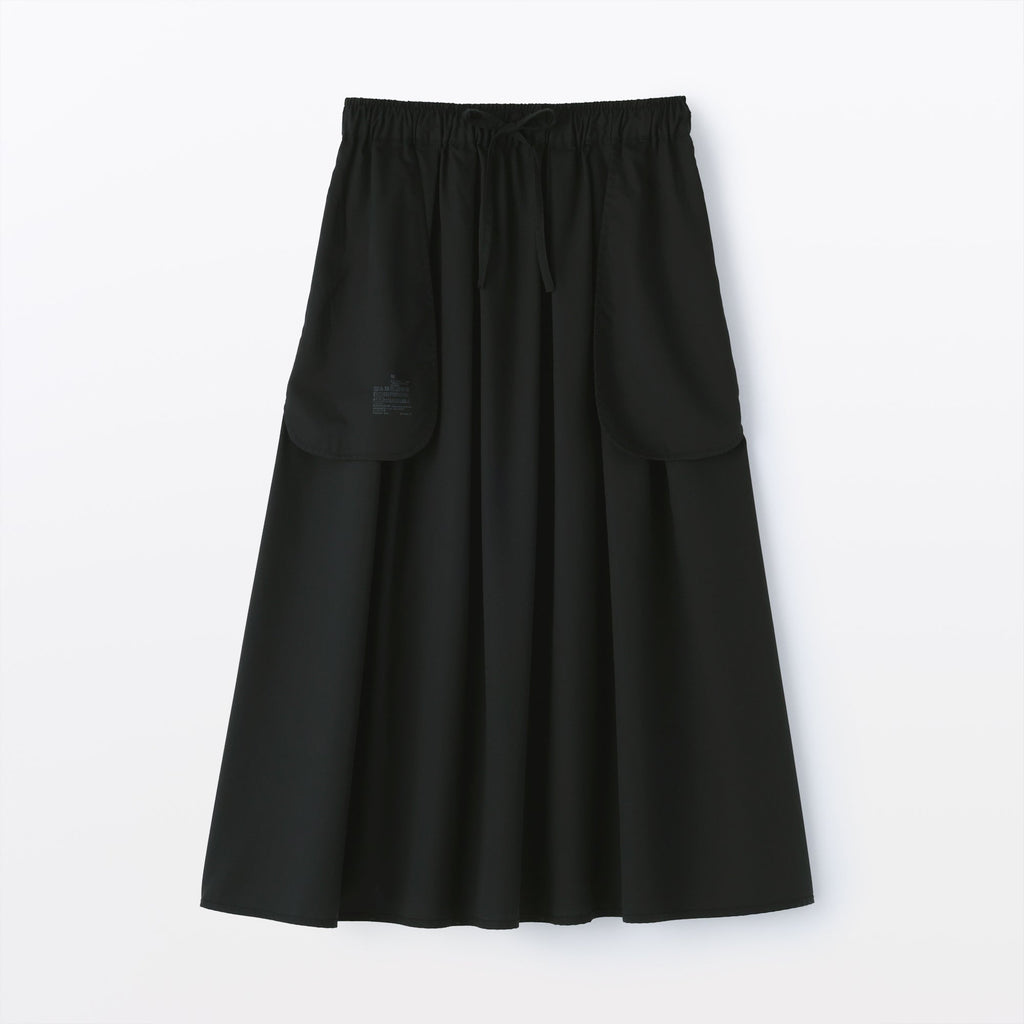 Lyocell Blend Flared Skirt