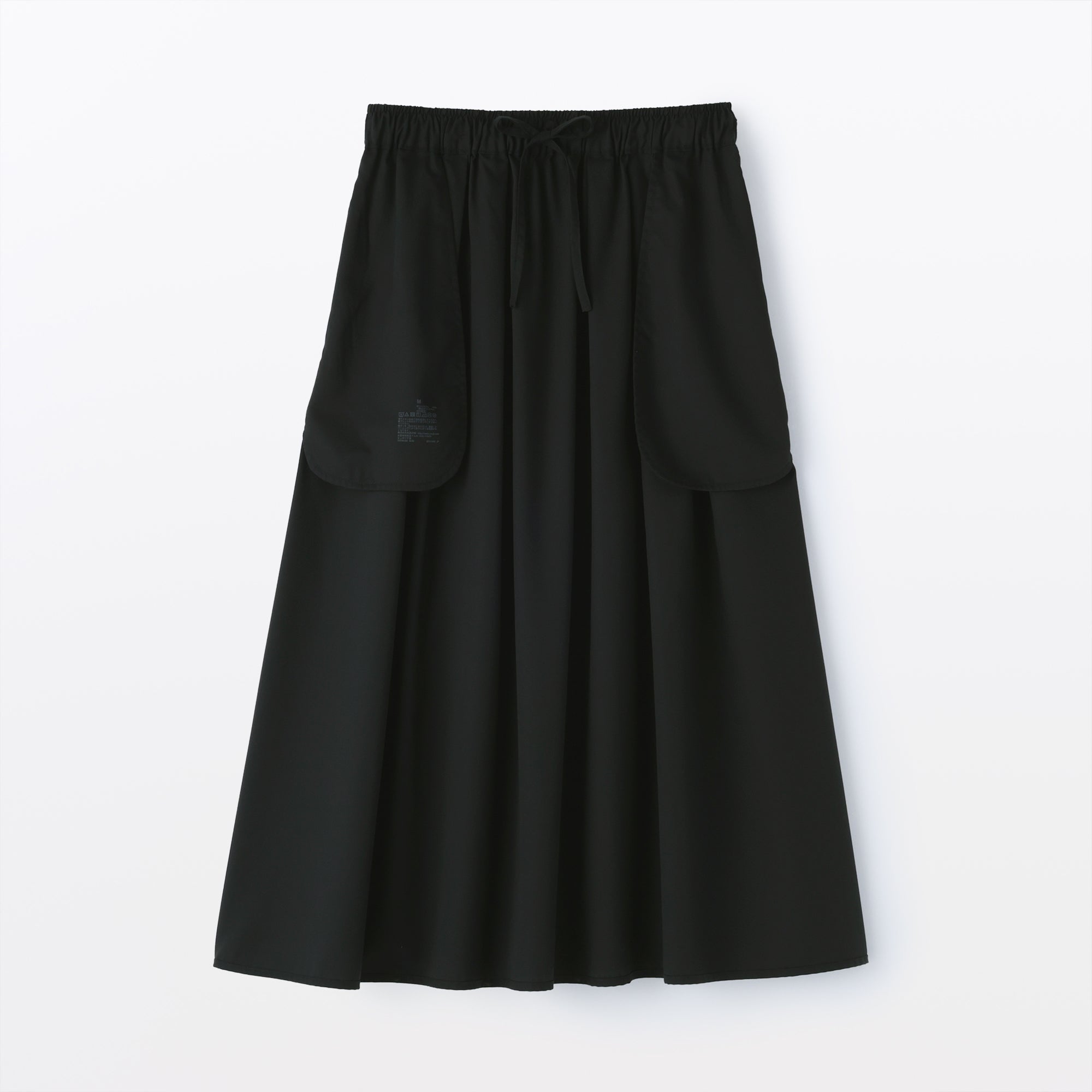 Lyocell Blend Flared Skirt