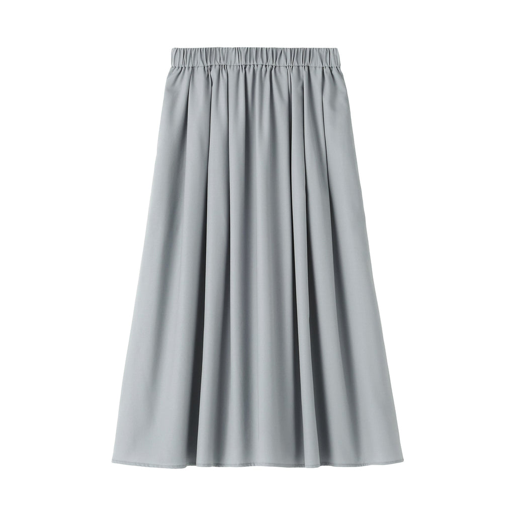 Lyocell Blend Flared Skirt