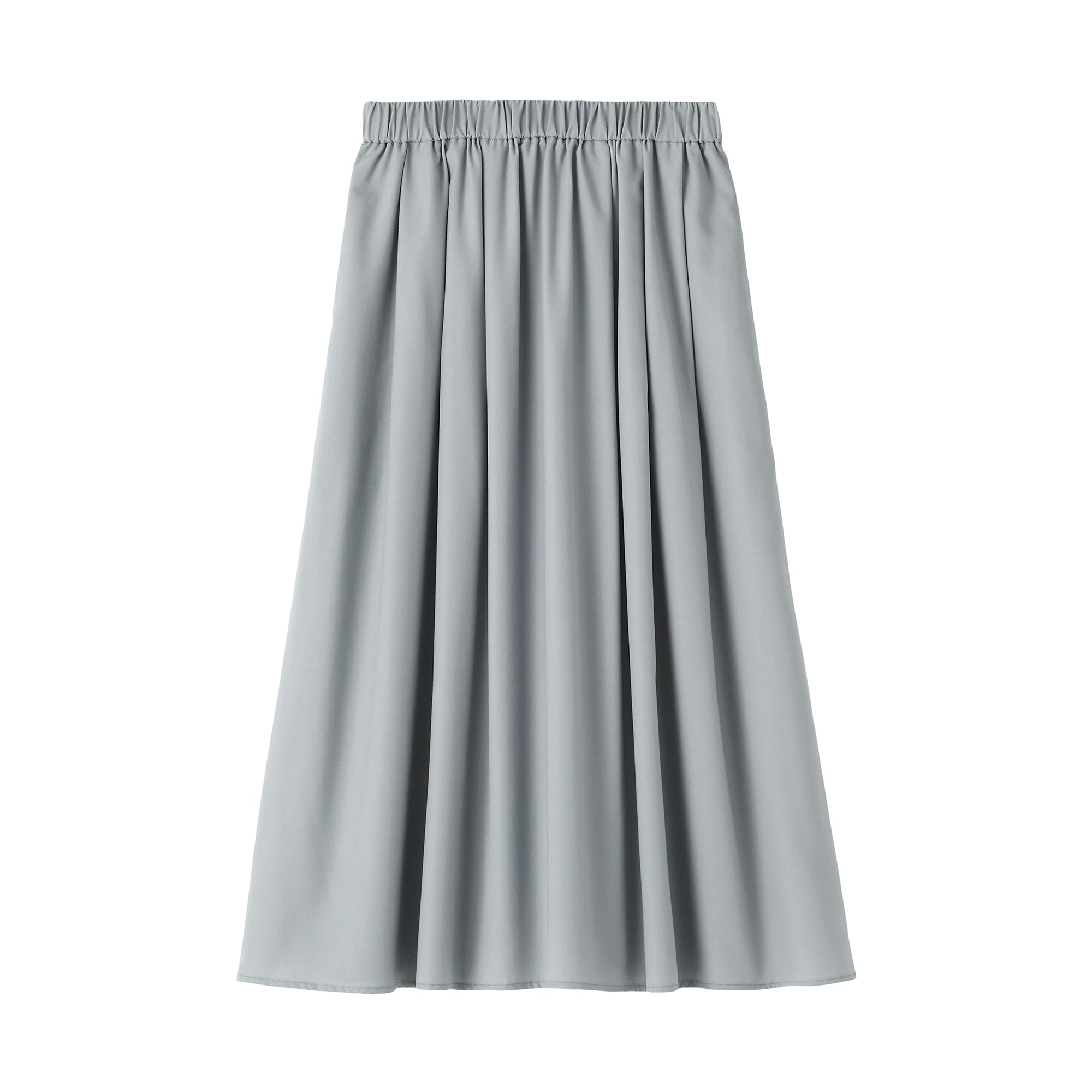 Lyocell Blend Flared Skirt